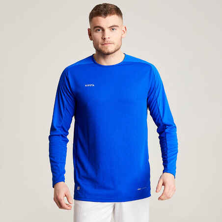 Futbolo marškinėliai ilgomis rankovėmis „Viralto Club“, mėlyni