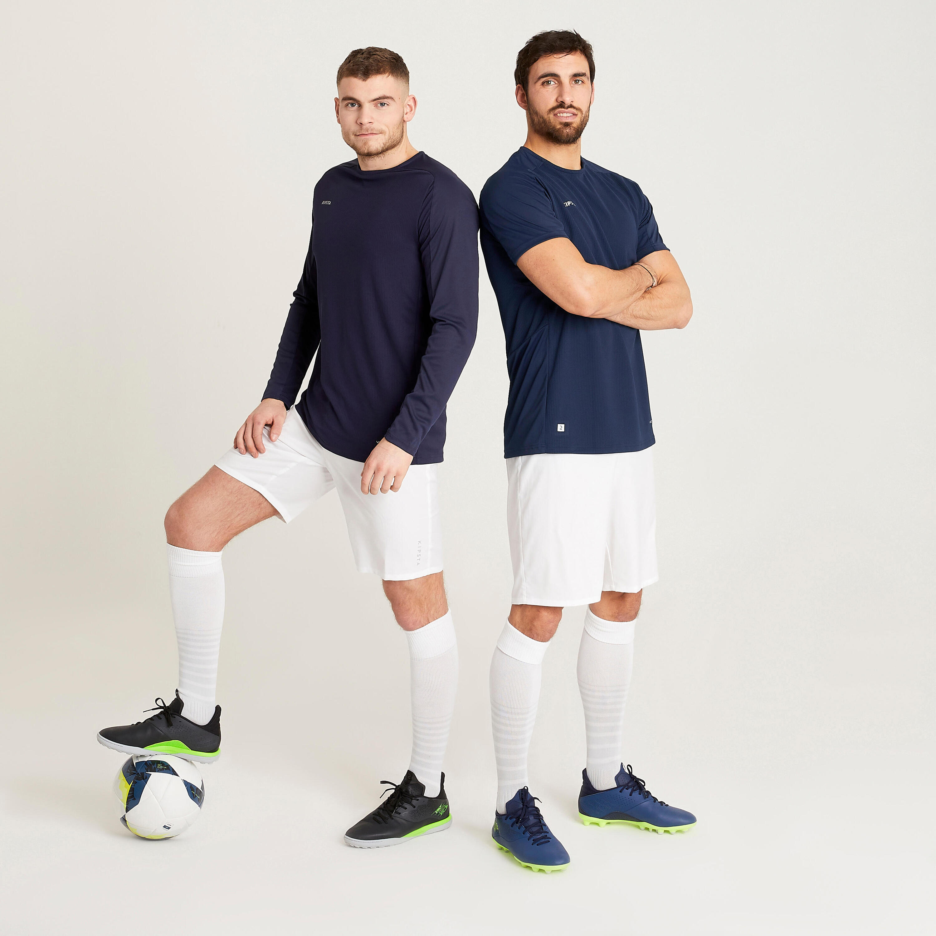 Voetbalshirt Viralto Club marineblauw 8/9
