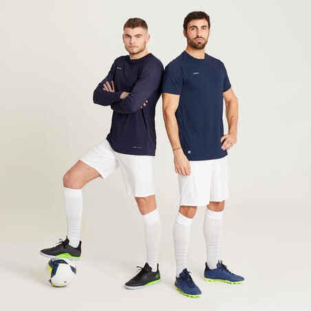 Futbolo marškinėliai ilgomis rankovėmis „Viralto Club“, tamsiai mėlyni