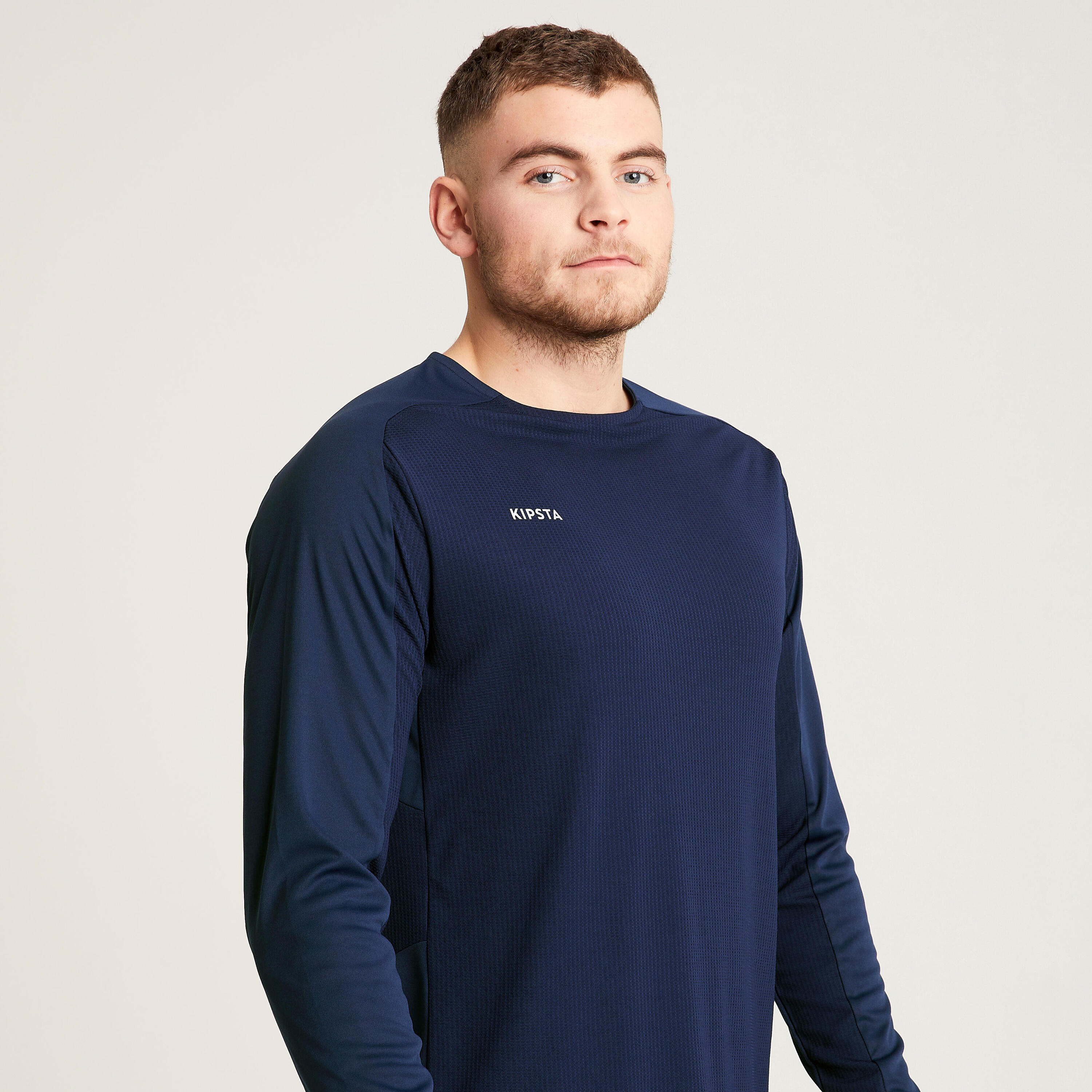 Long-Sleeved Football Shirt Viralto Club - Navy Blue 2/6