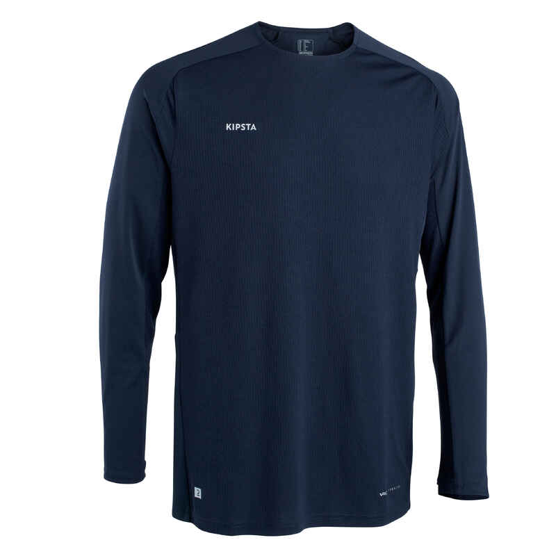 Long-Sleeved Football Shirt Viralto Club - Navy Blue