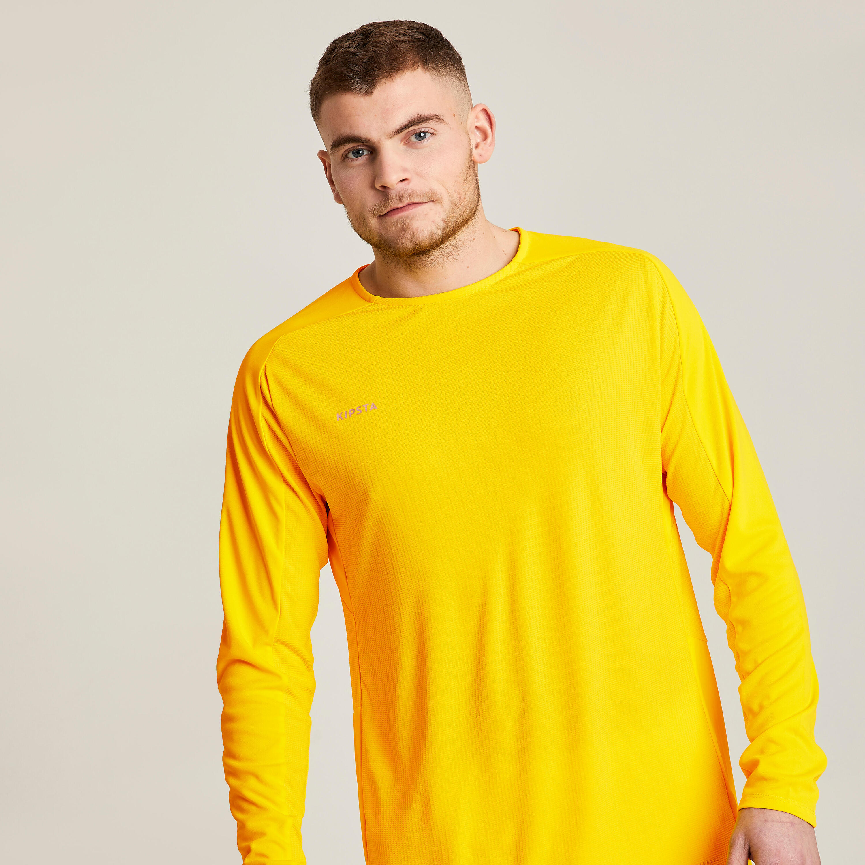 Long-Sleeved Football Shirt Viralto Club - Yellow 2/5