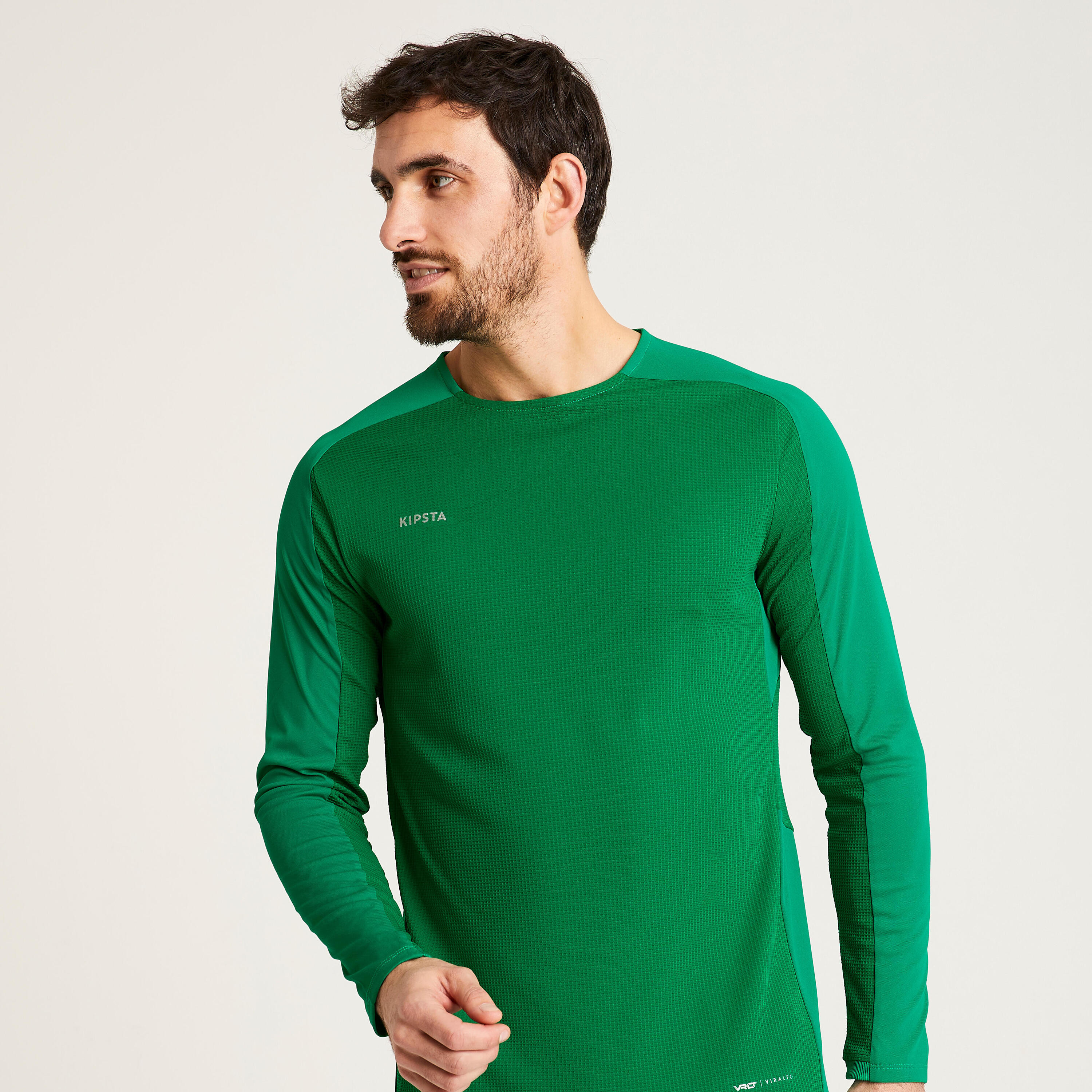 Long-Sleeved Football Shirt Viralto Club - Green 2/6