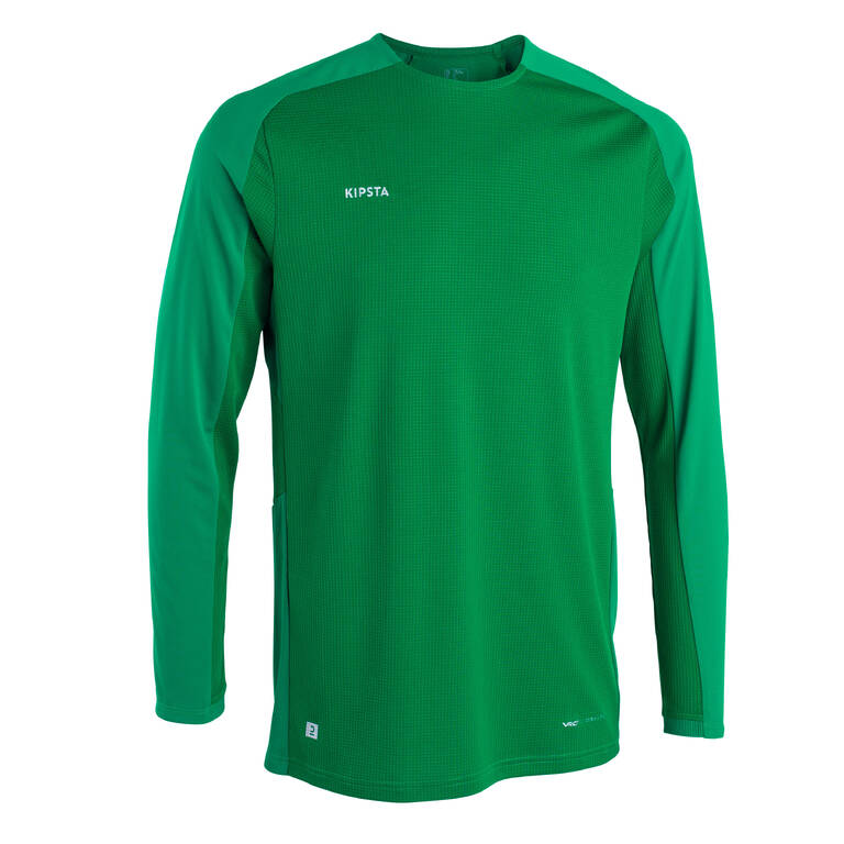 Adult Football Long-Sleeved Shirt Viralto Club - Green