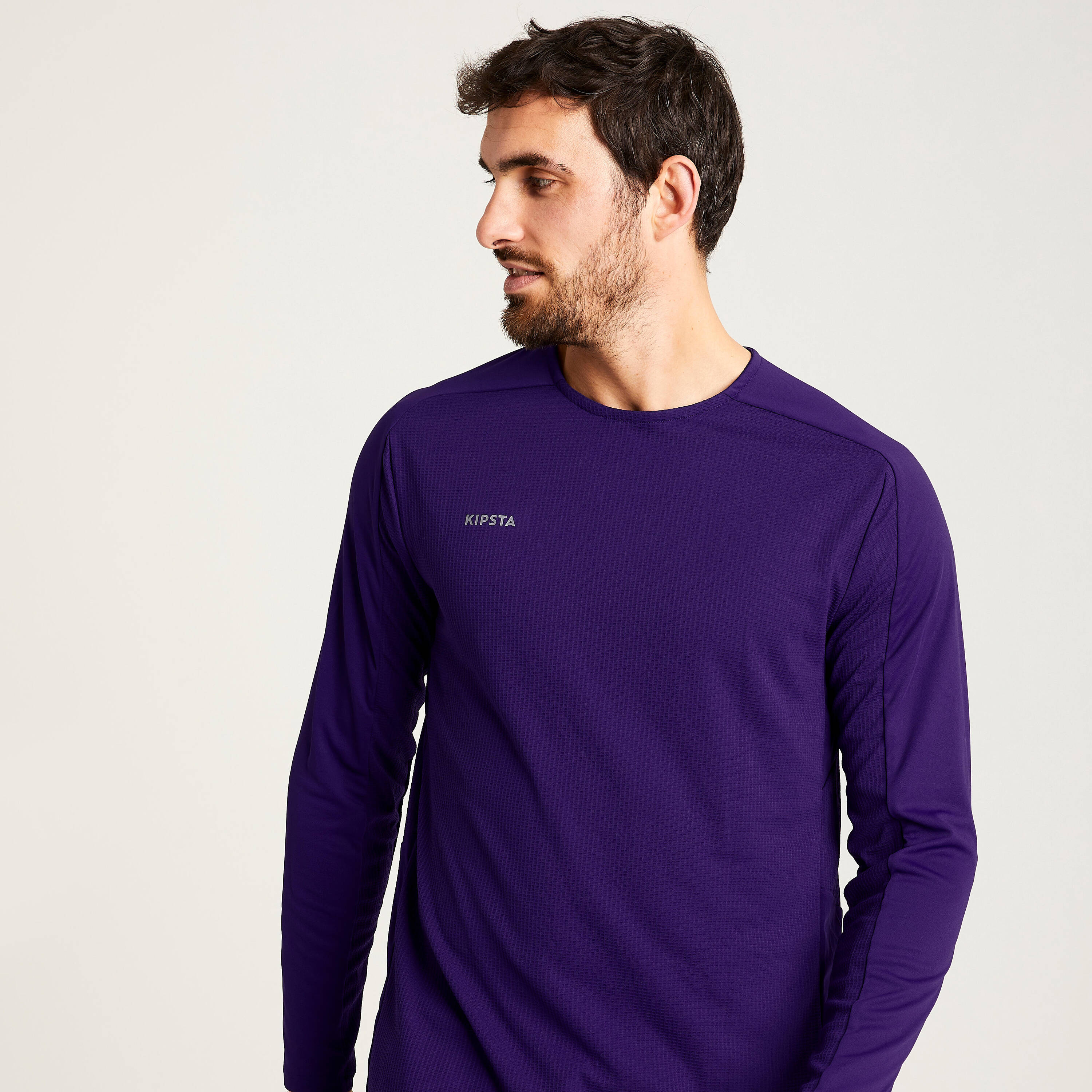 Adult Football Long-Sleeved Jersey Shirt Viralto Club - Purple -  5