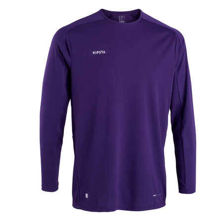 Futbolo marškinėliai ilgomis rankovėmis „Viralto Club“, violetiniai