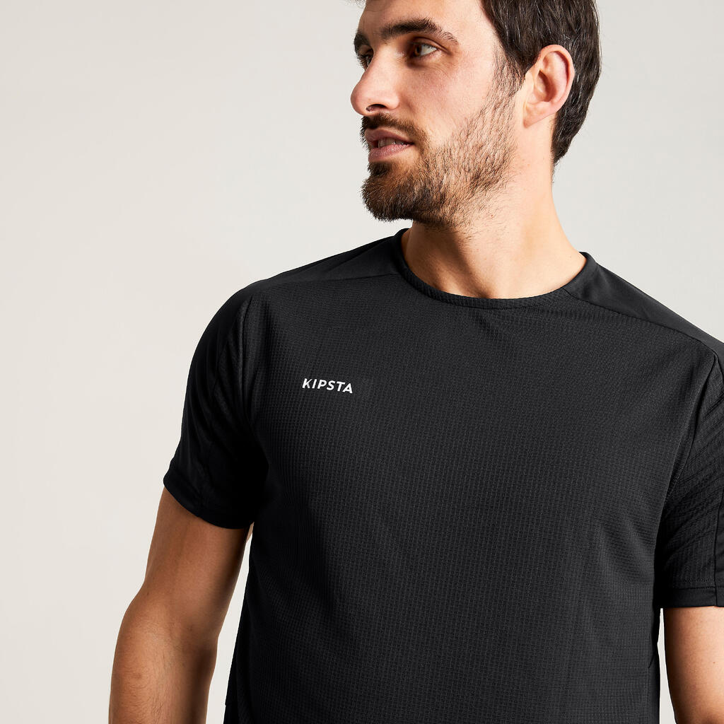 Short-Sleeved Football Shirt Viralto Club - Black