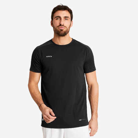 Trumparankoviai futbolo marškinėliai „Viralto Club“, juodi