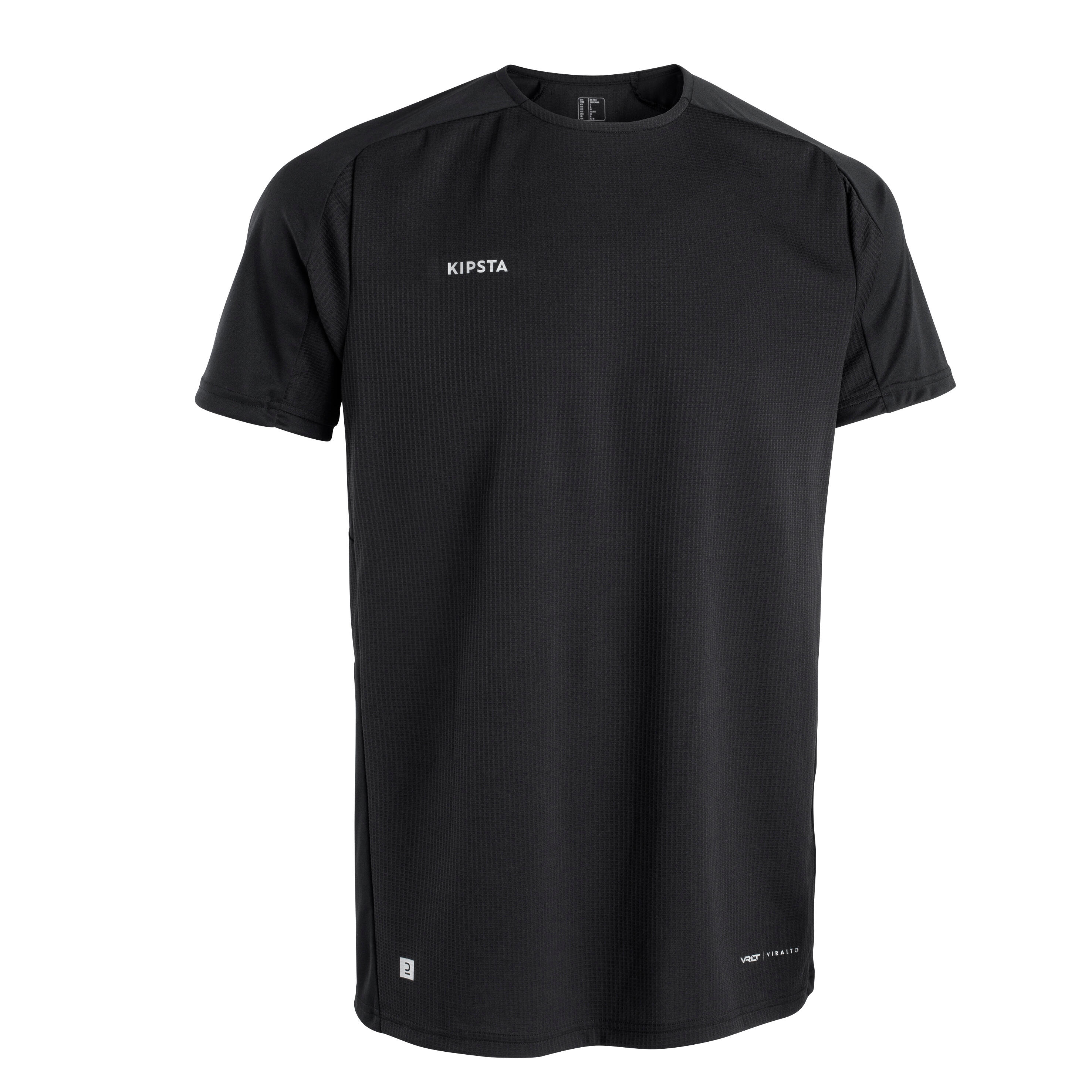 KIPSTA Short-Sleeved Football Shirt Viralto Club - Black