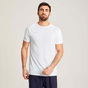 Camiseta de fútbol manga corta Adulto Kipsta Viralto Club blanco