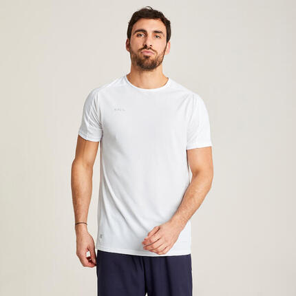 Camiseta de fútbol manga corta Adulto Kipsta Viralto Club amarillo