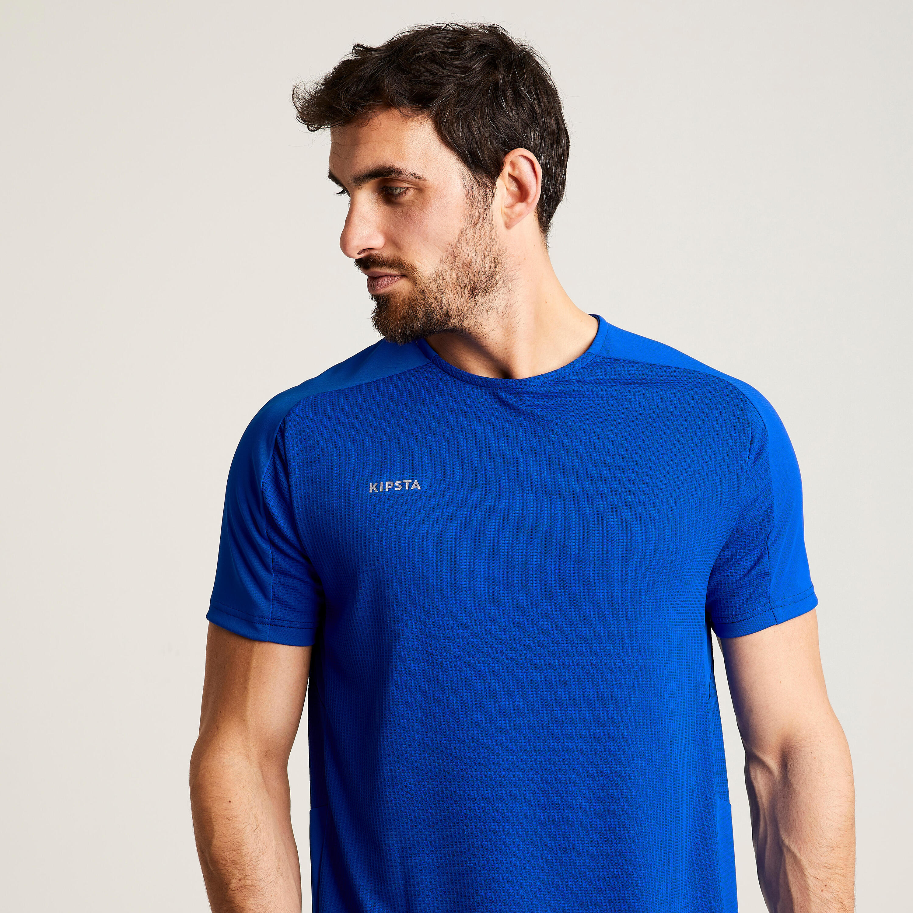 Camiseta de fútbol manga corta Adulto Kipsta Viralto  Club azul 3/10