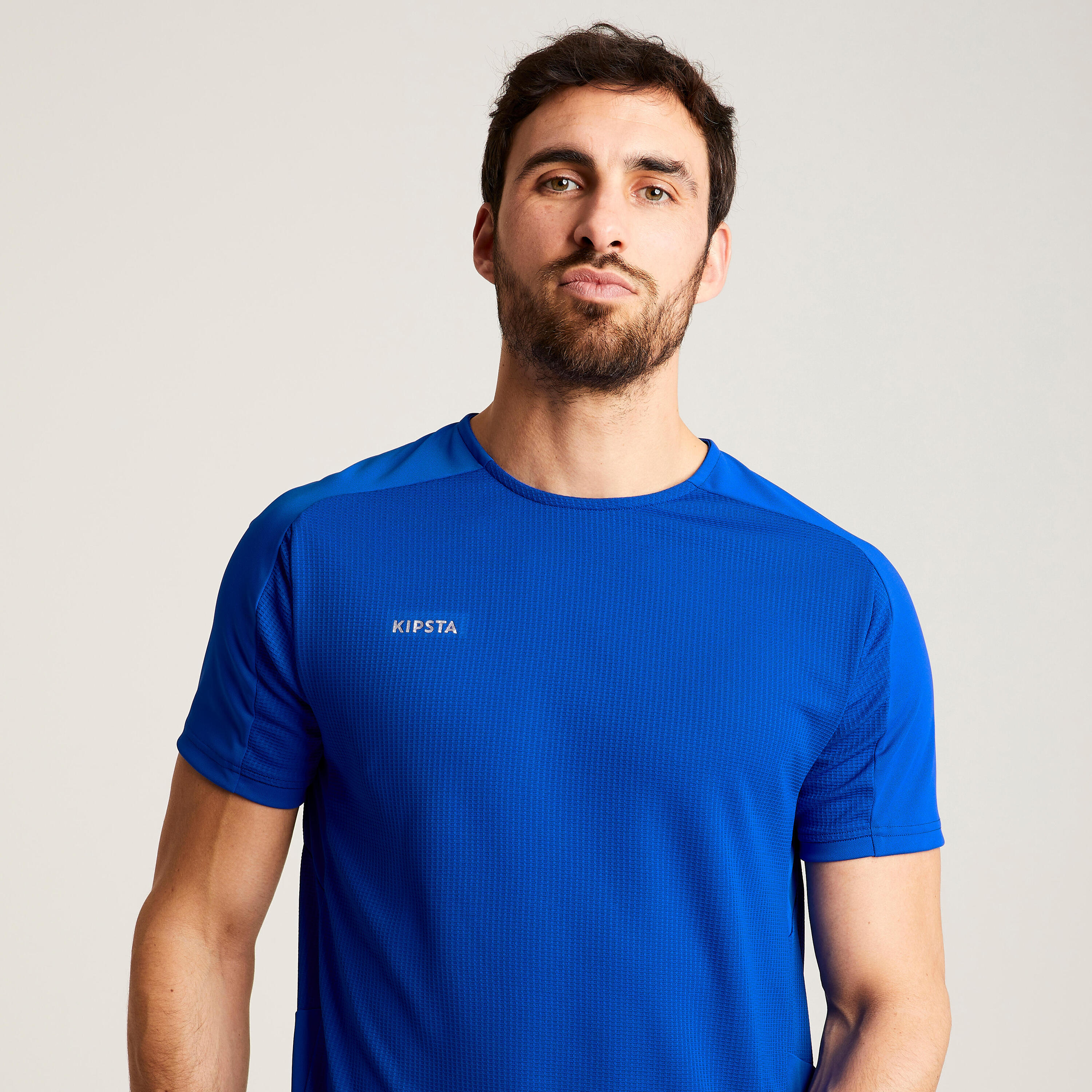 Camiseta de fútbol manga corta Adulto Kipsta Viralto  Club azul 2/10