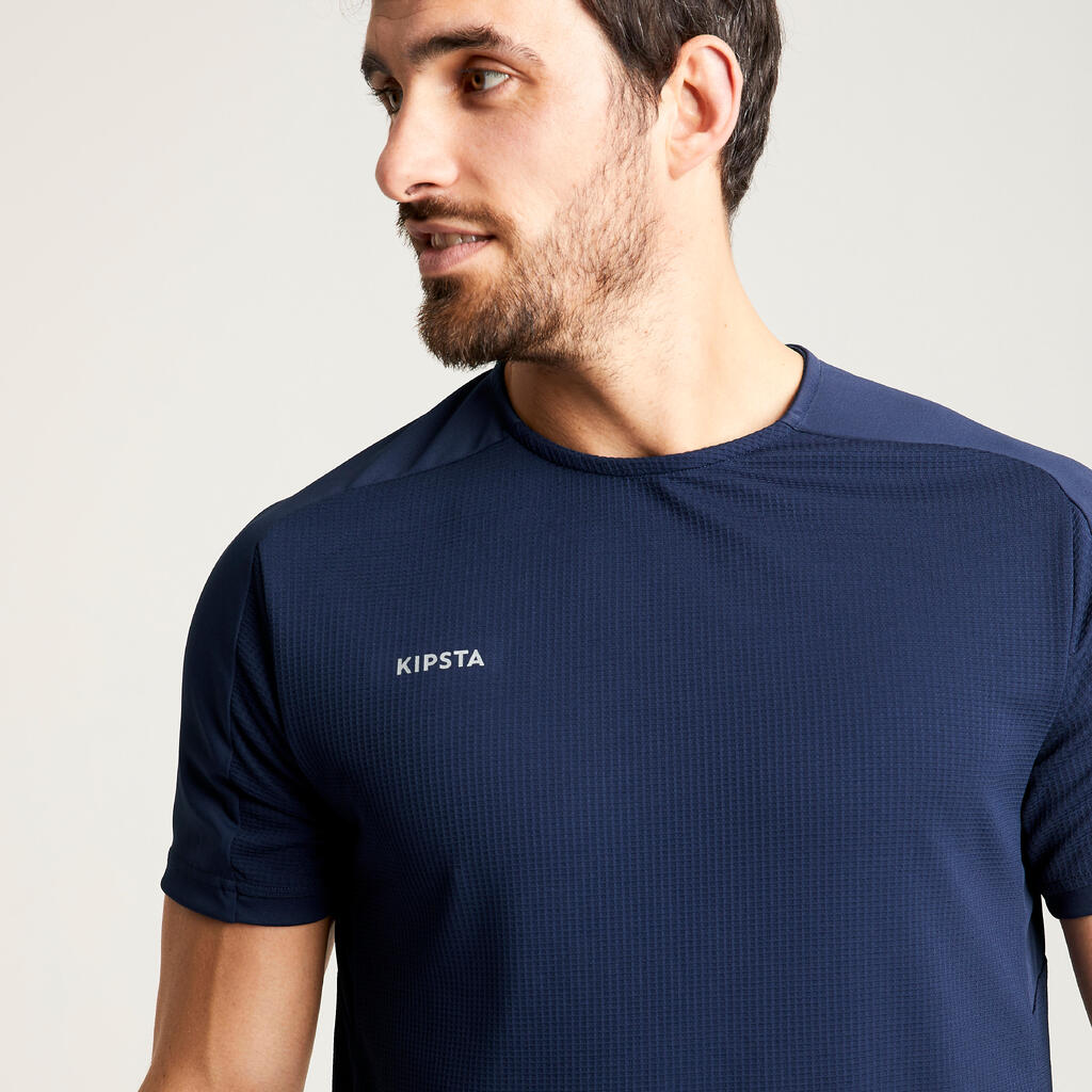 Short-Sleeved Football Shirt Viralto Club - Navy Blue