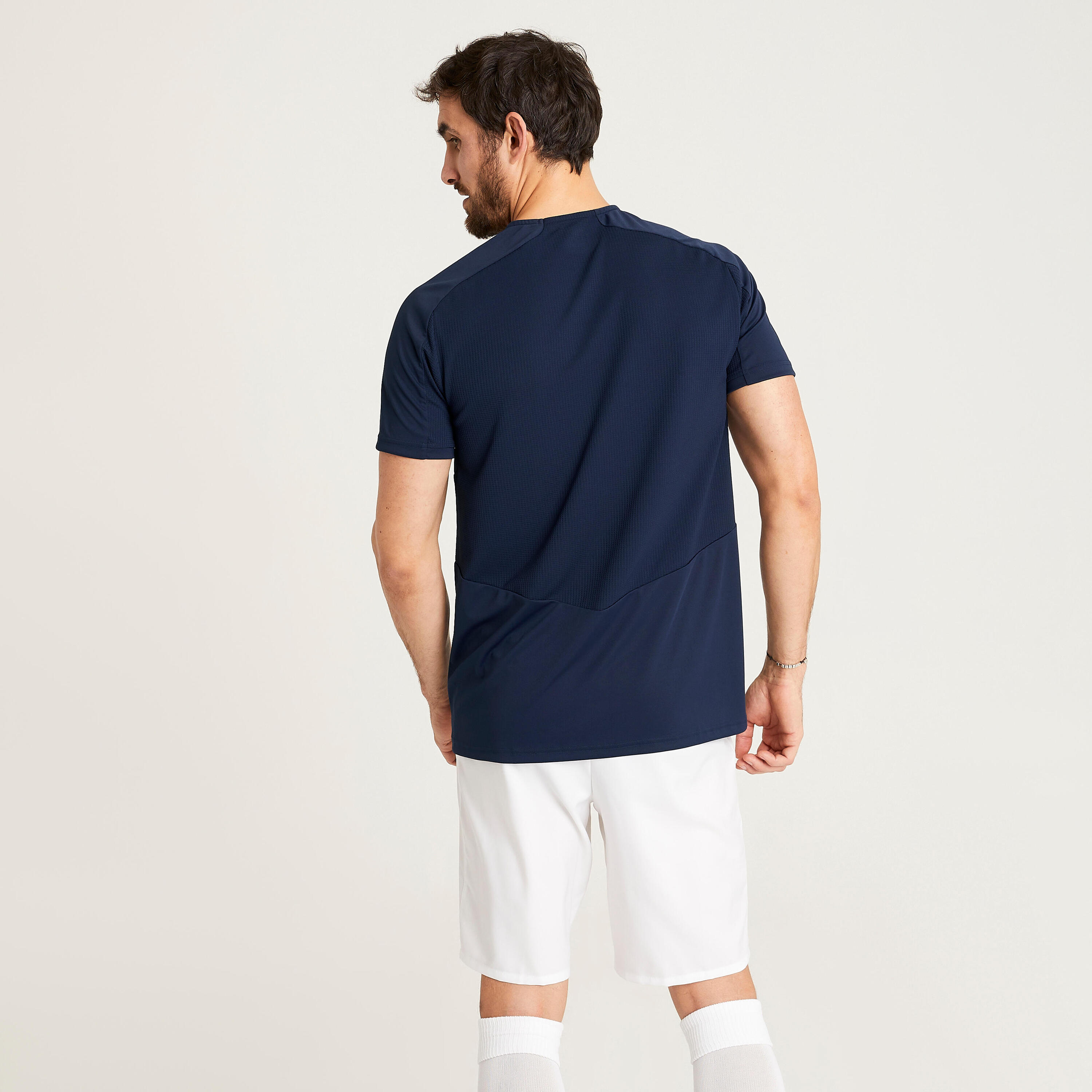 Short-Sleeved Football Shirt Viralto Club - Navy Blue 3/9