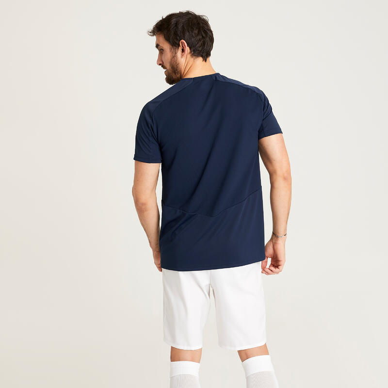 Fotbalový dres s krátkým rukávem Viralto Club tmavě modrý