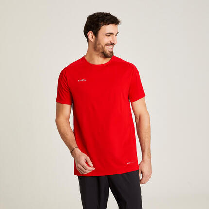Camiseta de fútbol manga corta Adulto Kipsta Viralto Club amarillo