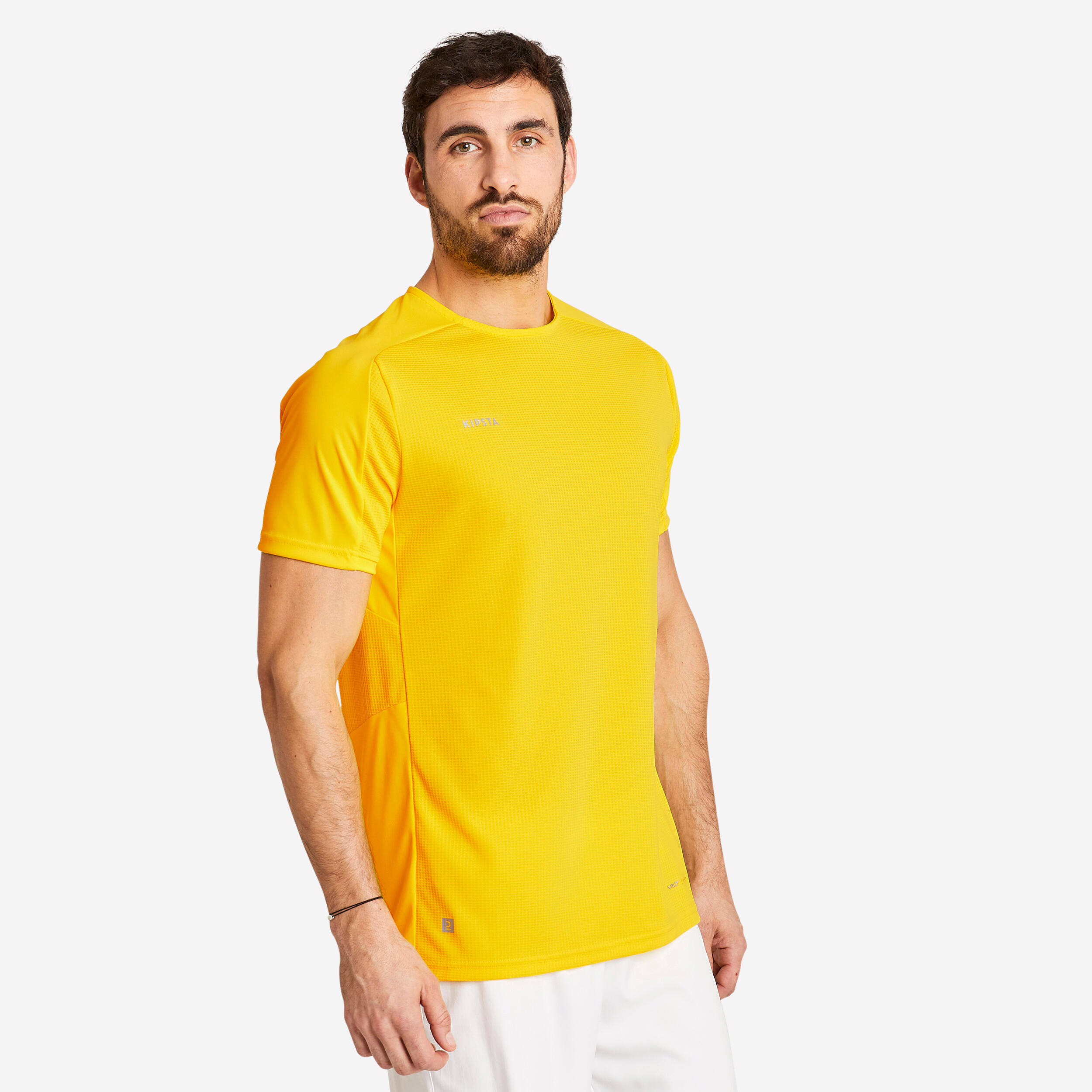 VIRALTO CLUB SHORT-SLEEVED SOCCER SHIRT YELLOW