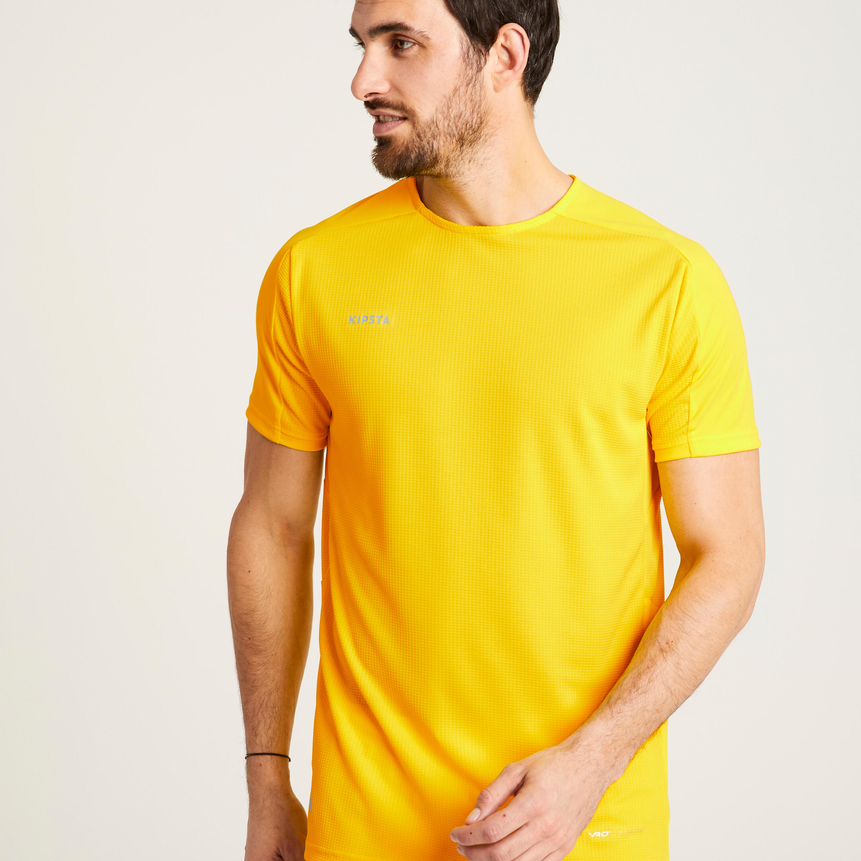Short-Sleeved Football Shirt Viralto Club - Yellow 4/7