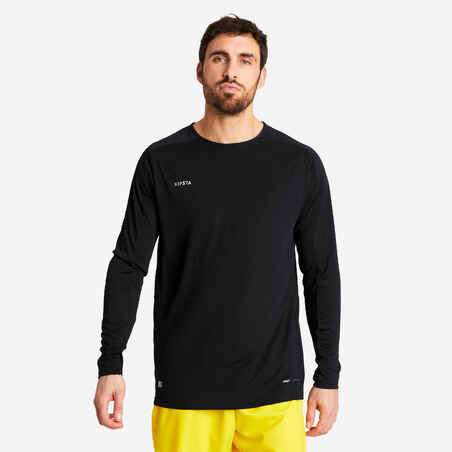 Long-Sleeved Football Shirt Viralto Club - Black