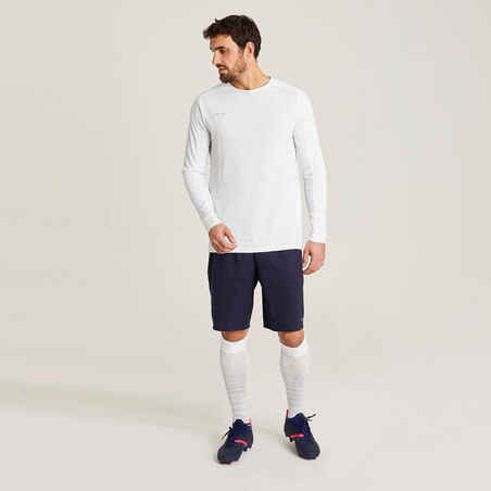 Futbolo marškinėliai ilgomis rankovėmis „Viralto Club“, balti