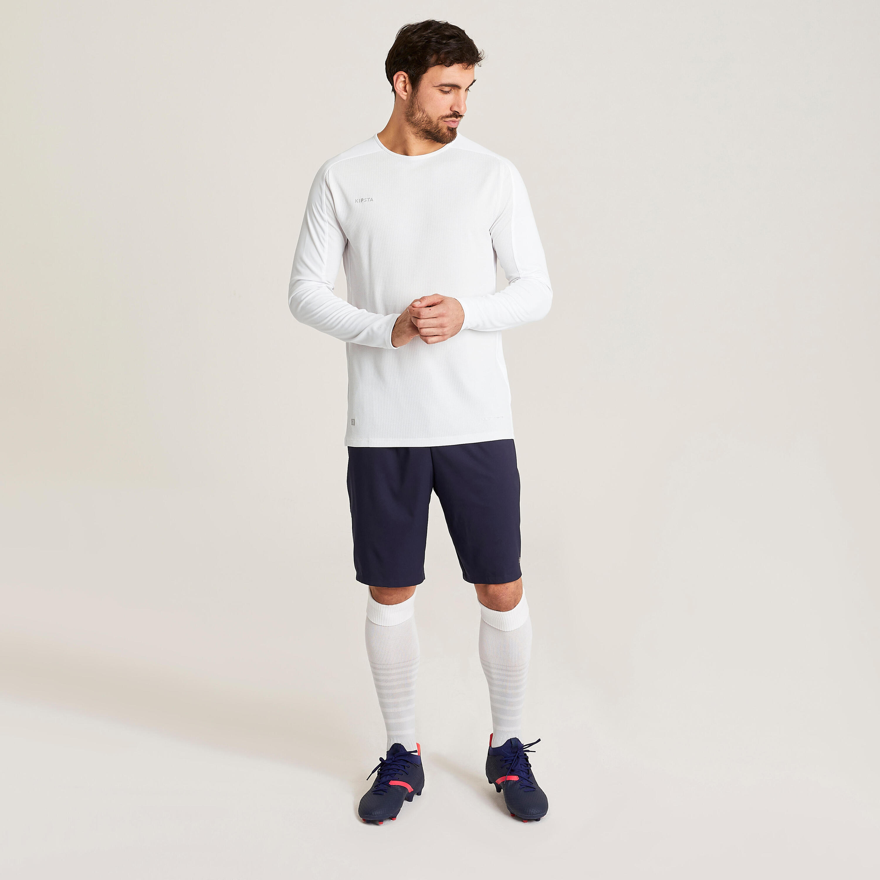 Long-Sleeved Football Shirt Viralto Club - White 2/5