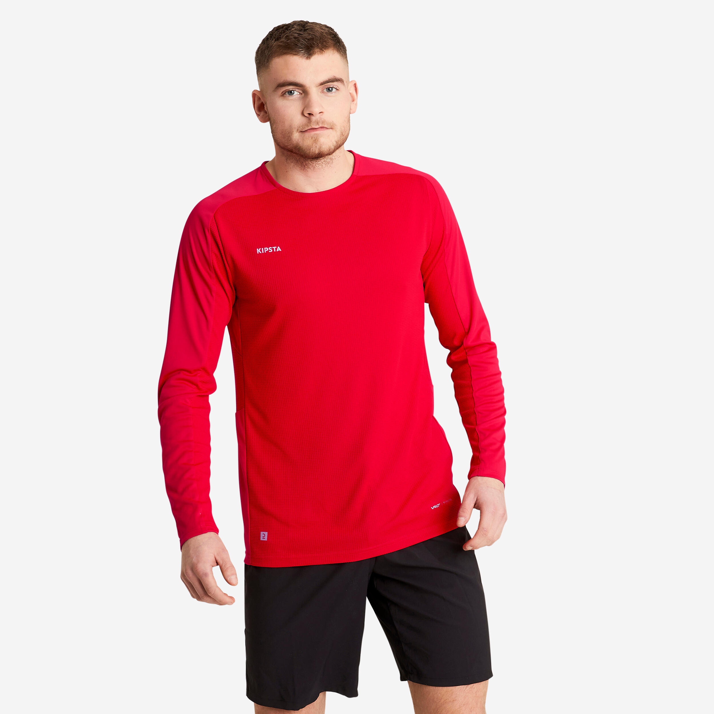 MAGLIA DA CALCIO A MANICHE LUNGHE VIRALTO CLUB ROSSO