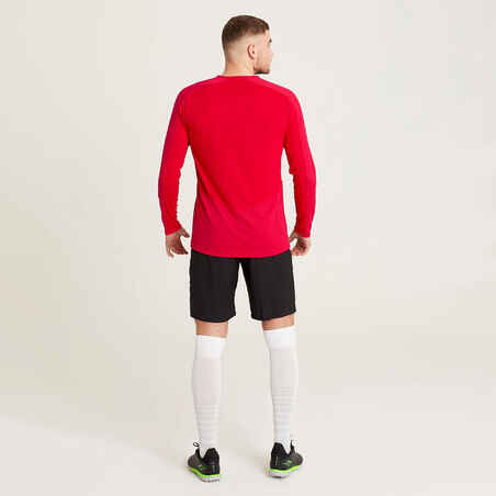 Futbolo marškinėliai ilgomis rankovėmis „Viralto Club“, raudoni