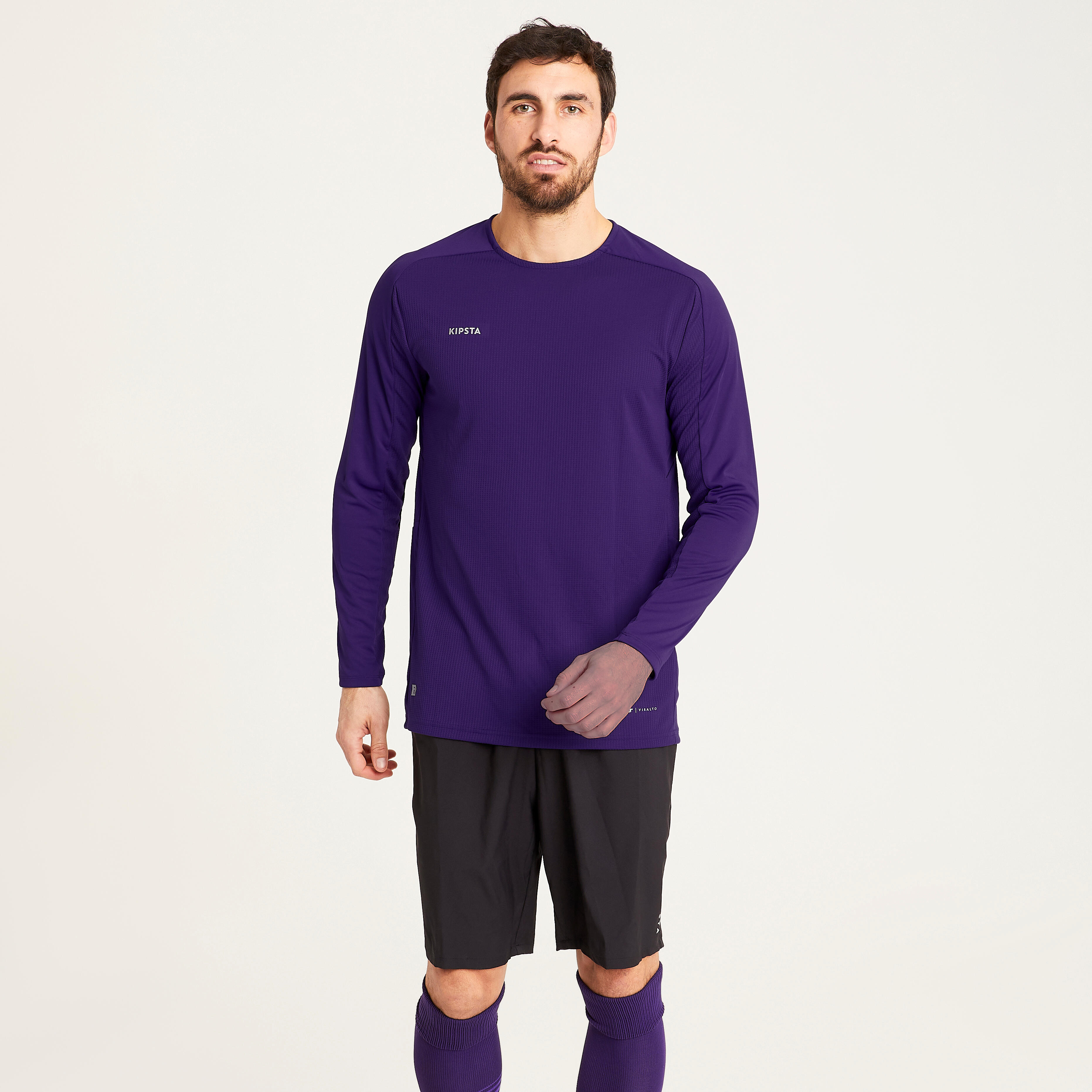 VIRALTO CLUB PURPLE LONG-SLEEVED SOCCER JERSEY