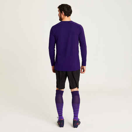 Futbolo marškinėliai ilgomis rankovėmis „Viralto Club“, violetiniai