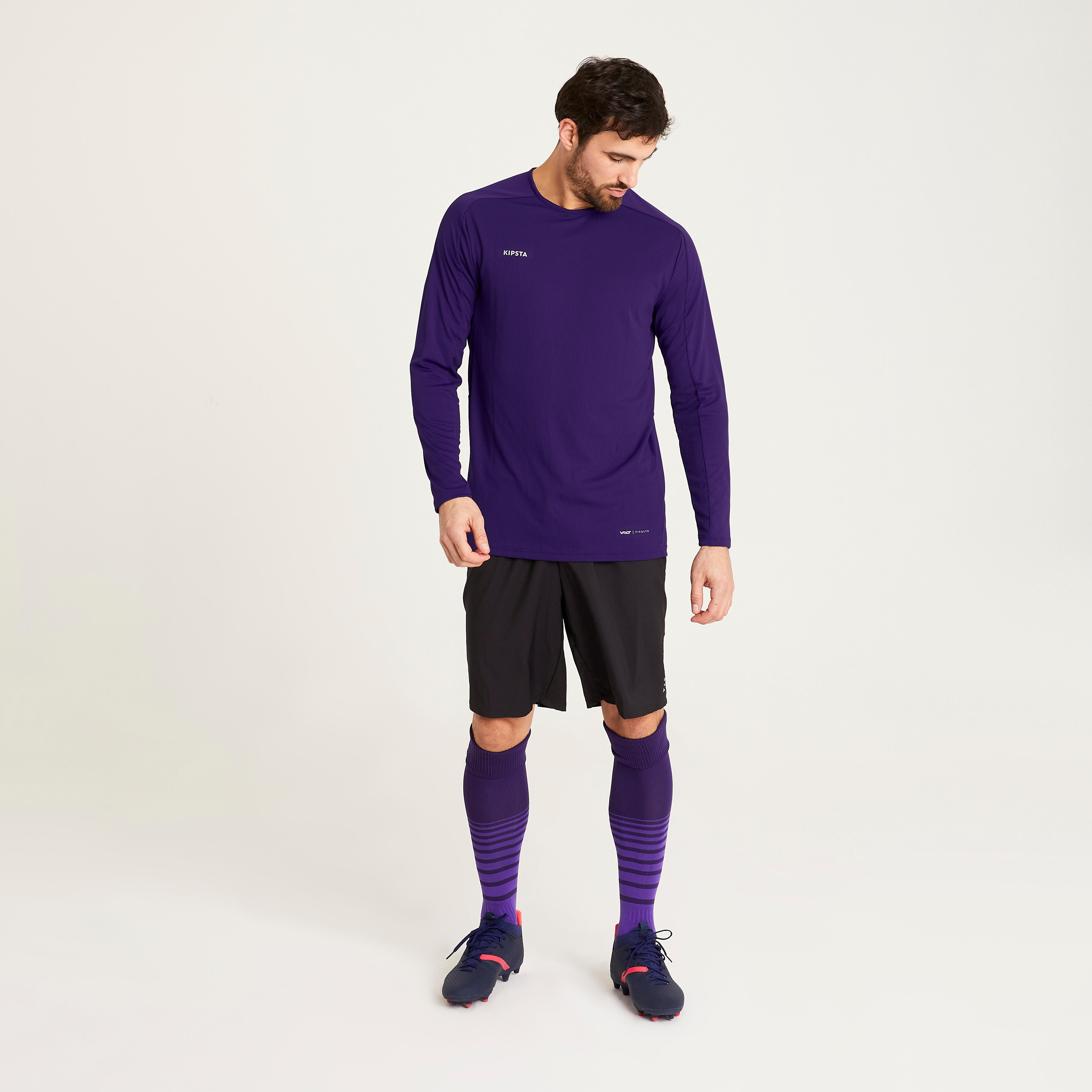 VIRALTO CLUB PURPLE LONG-SLEEVED SOCCER JERSEY