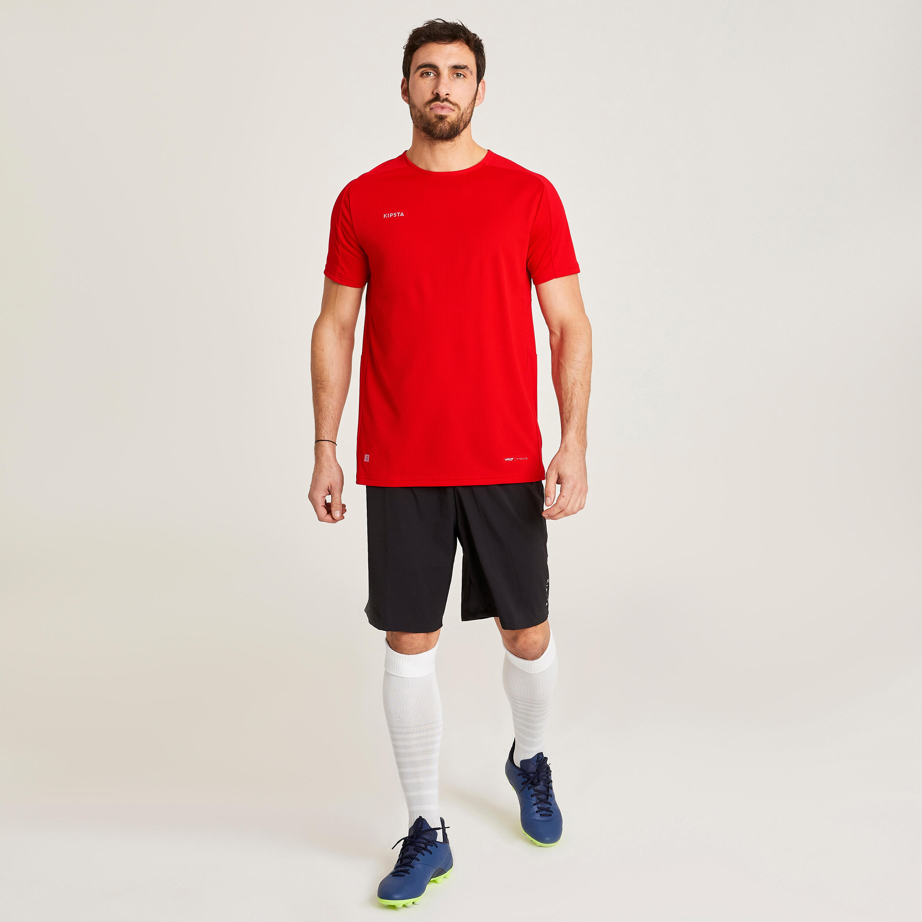 Short-Sleeved Football Shirt Viralto Club - Red 3/9
