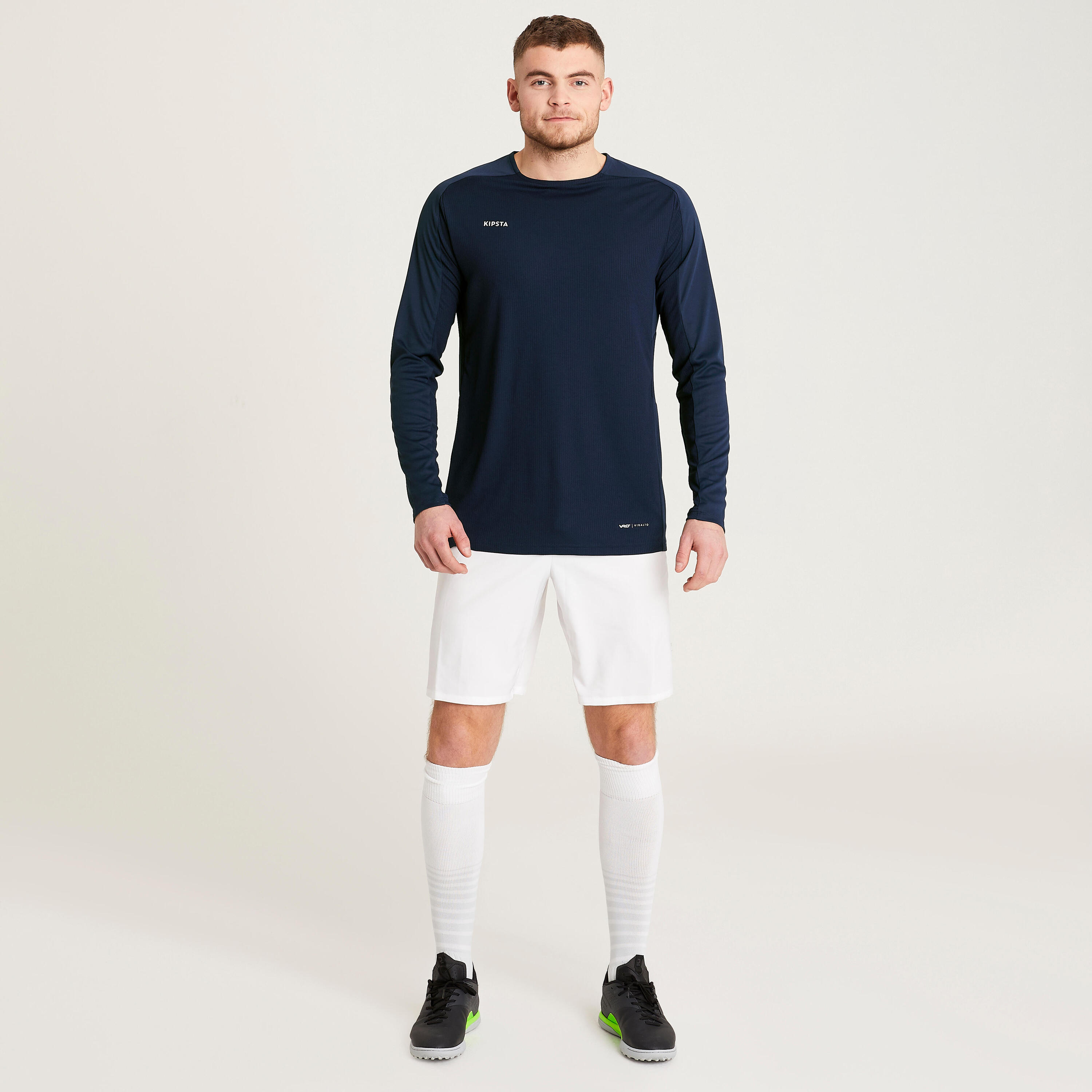 Long-Sleeved Football Shirt Viralto Club - Navy Blue 3/6