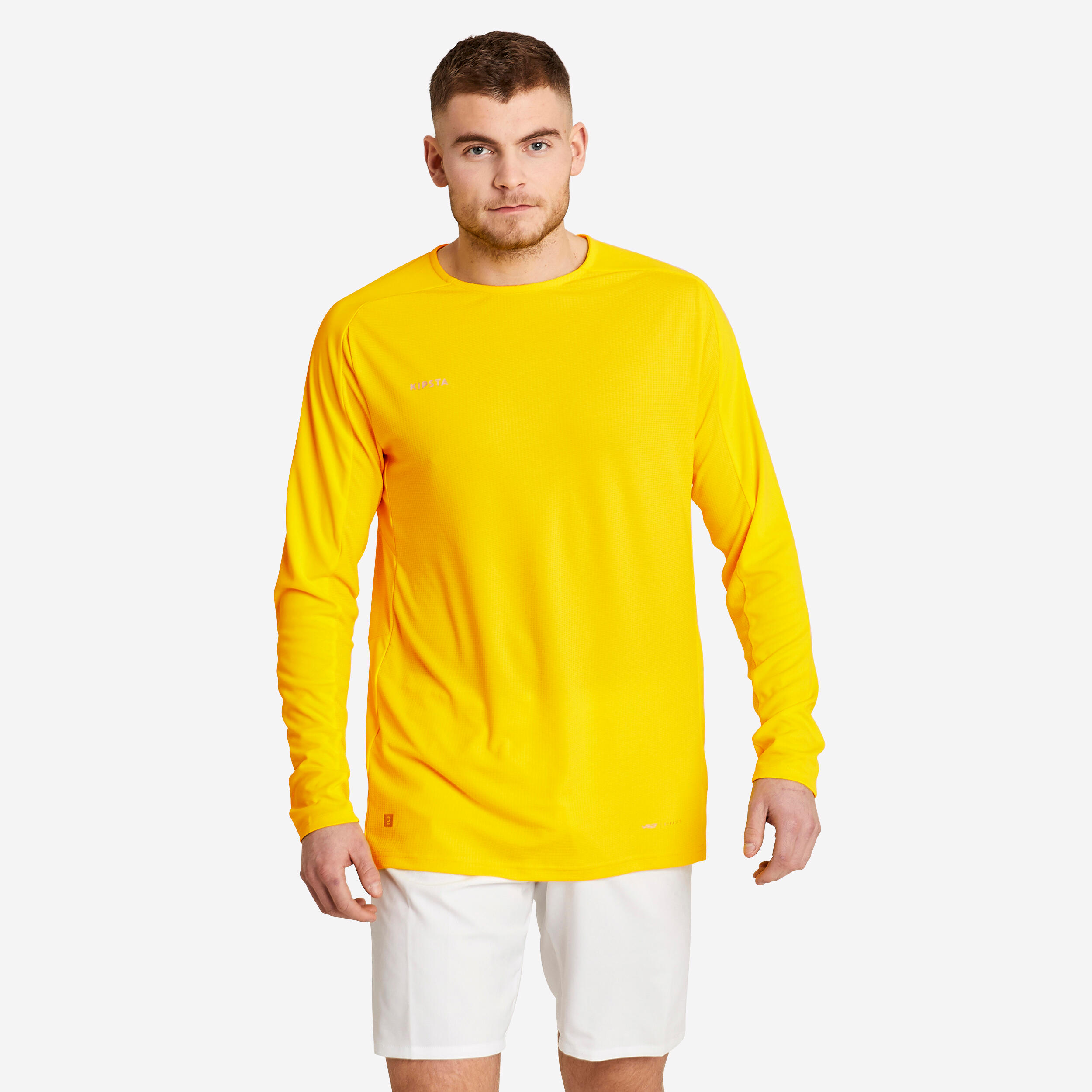 MAGLIA DA CALCIO A MANICHE LUNGHE VIRALTO CLUB GIALLO