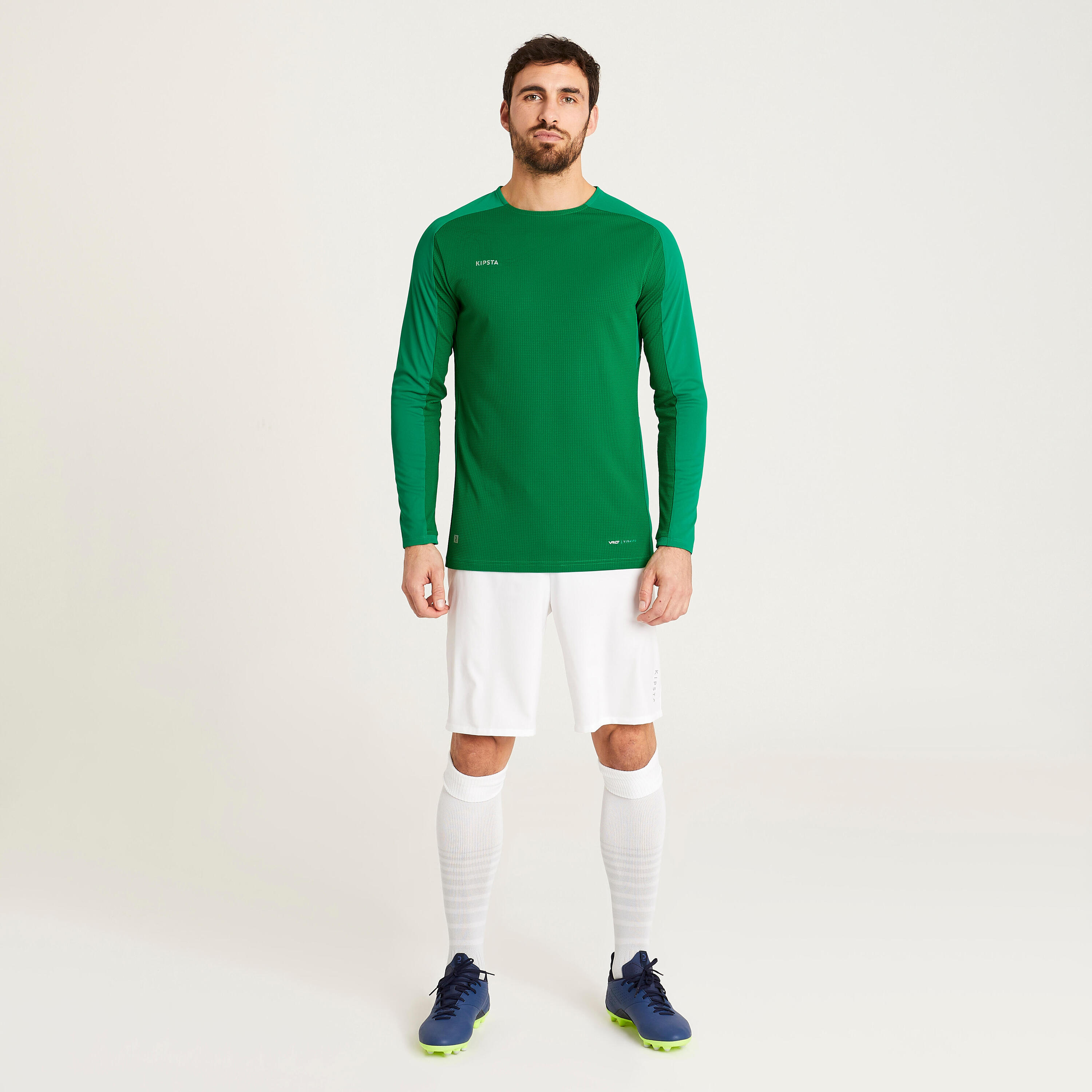 Long-Sleeved Football Shirt Viralto Club - Green KIPSTA | Decathlon