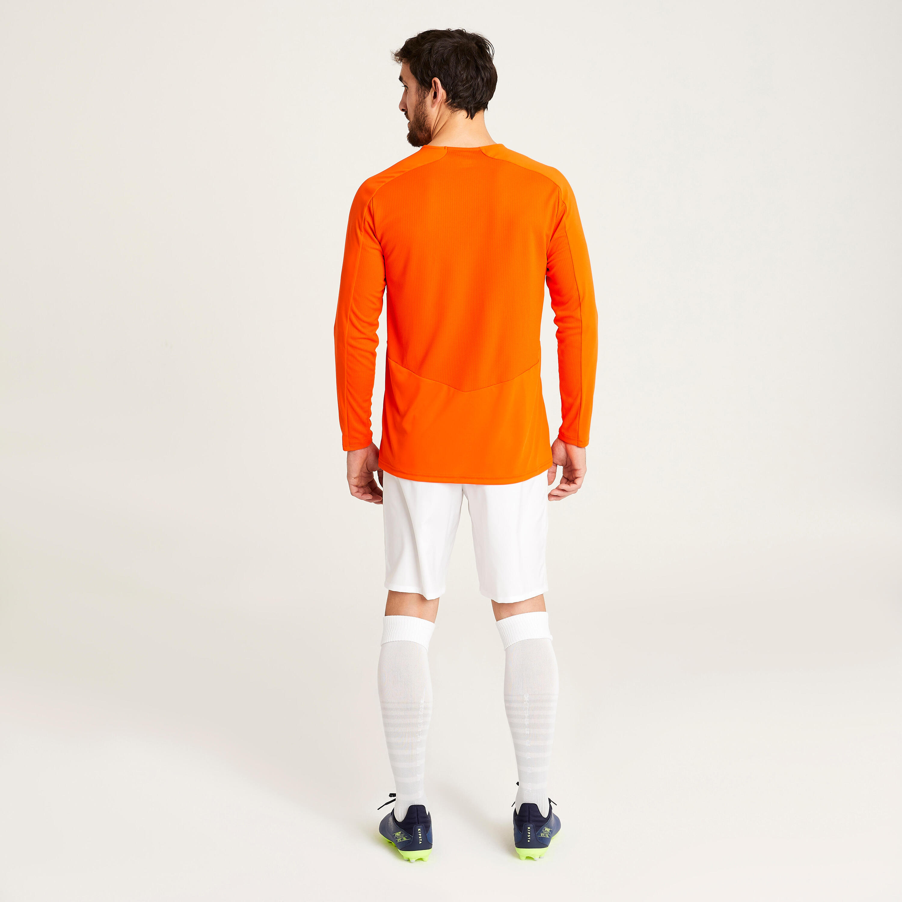 Camiseta de fútbol manga larga Adulto Kipsta Viralto naranja 4/5