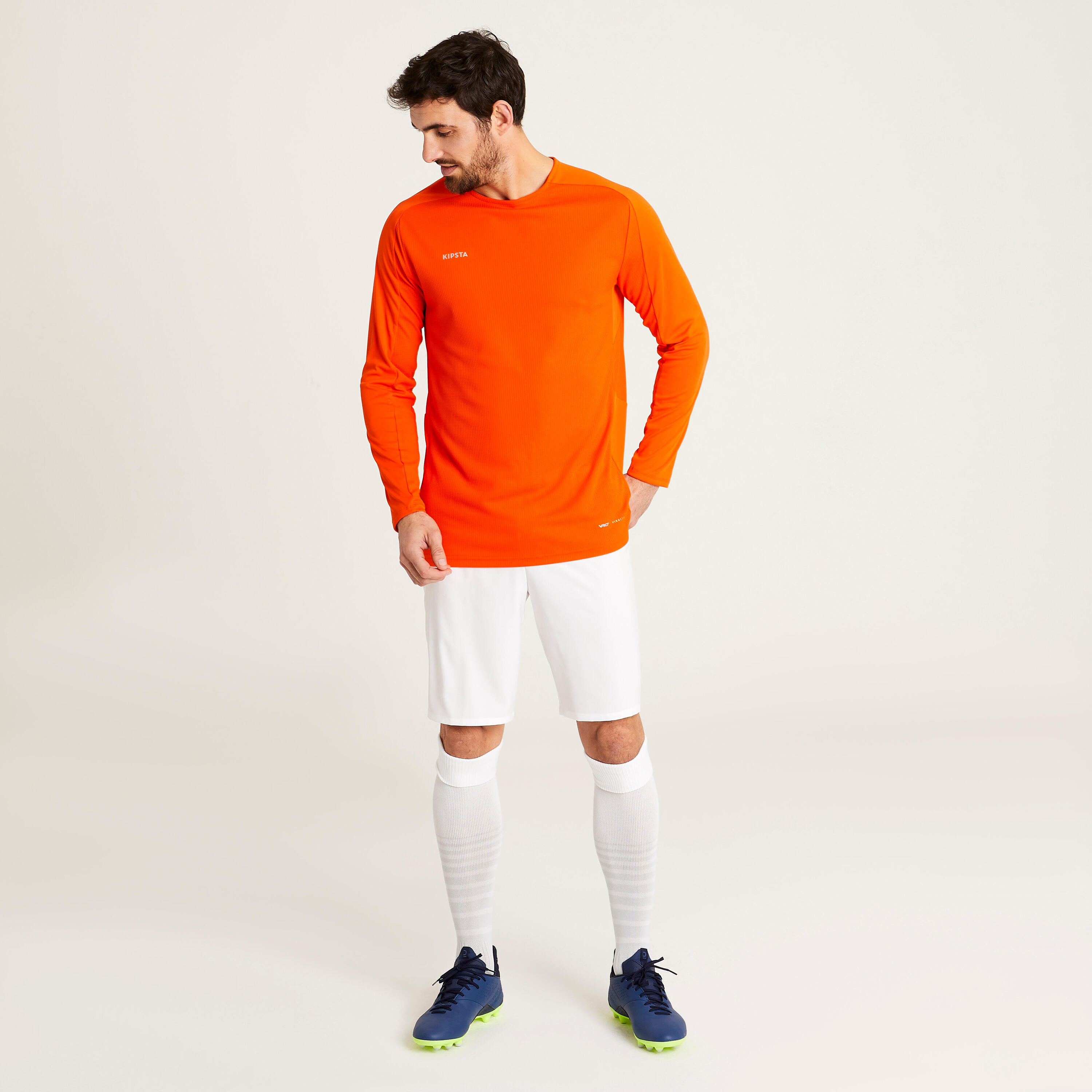 Long-Sleeved Football Shirt Viralto Club - Orange 3/5