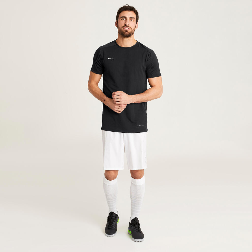 Trumparankoviai futbolo marškinėliai „Viralto Checkerboard“, balti, juodi