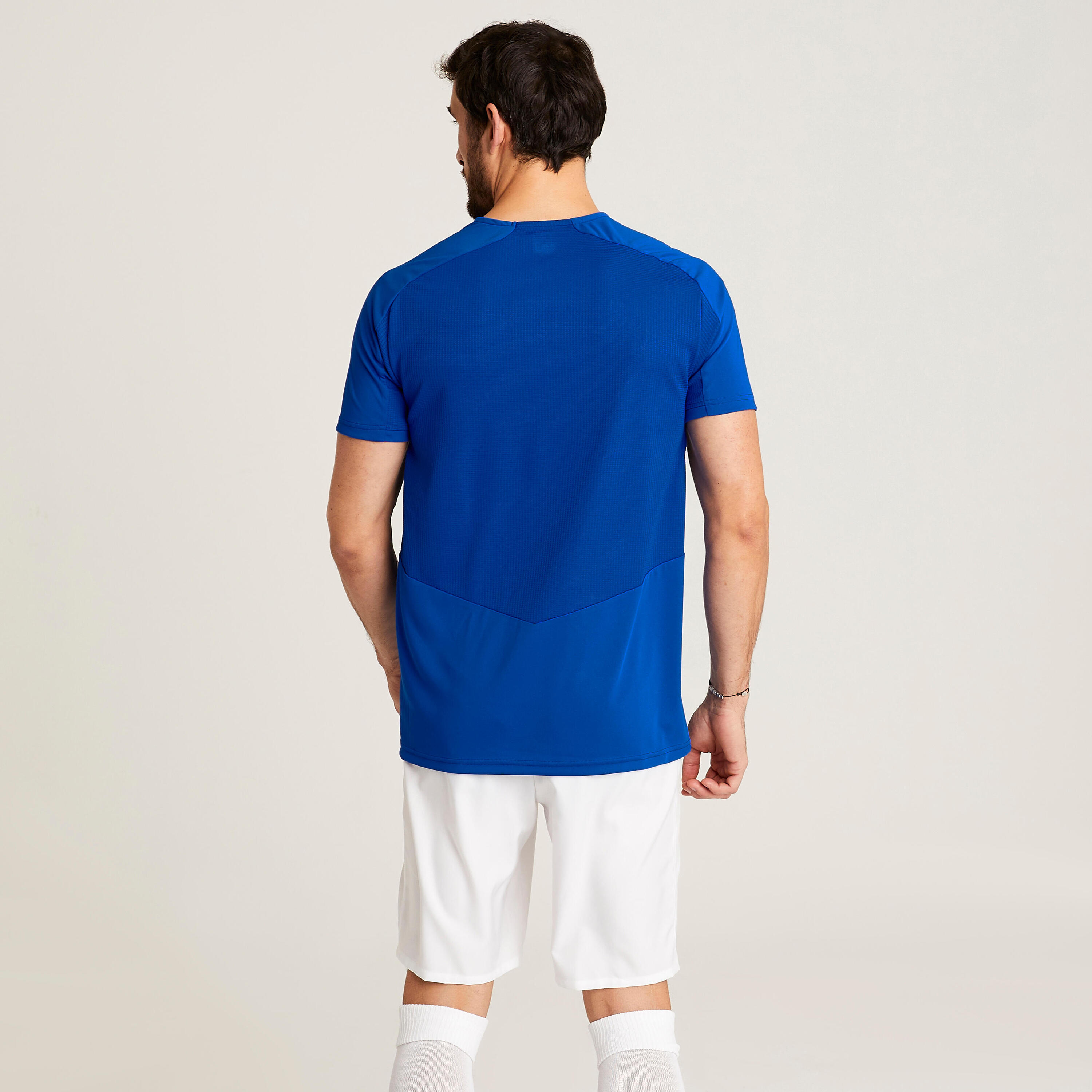 Camiseta de fútbol manga corta Adulto Kipsta Viralto  Club azul 6/10