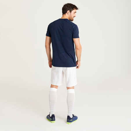 Trumparankoviai futbolo marškinėliai „Viralto Club“, tamsiai mėlyni