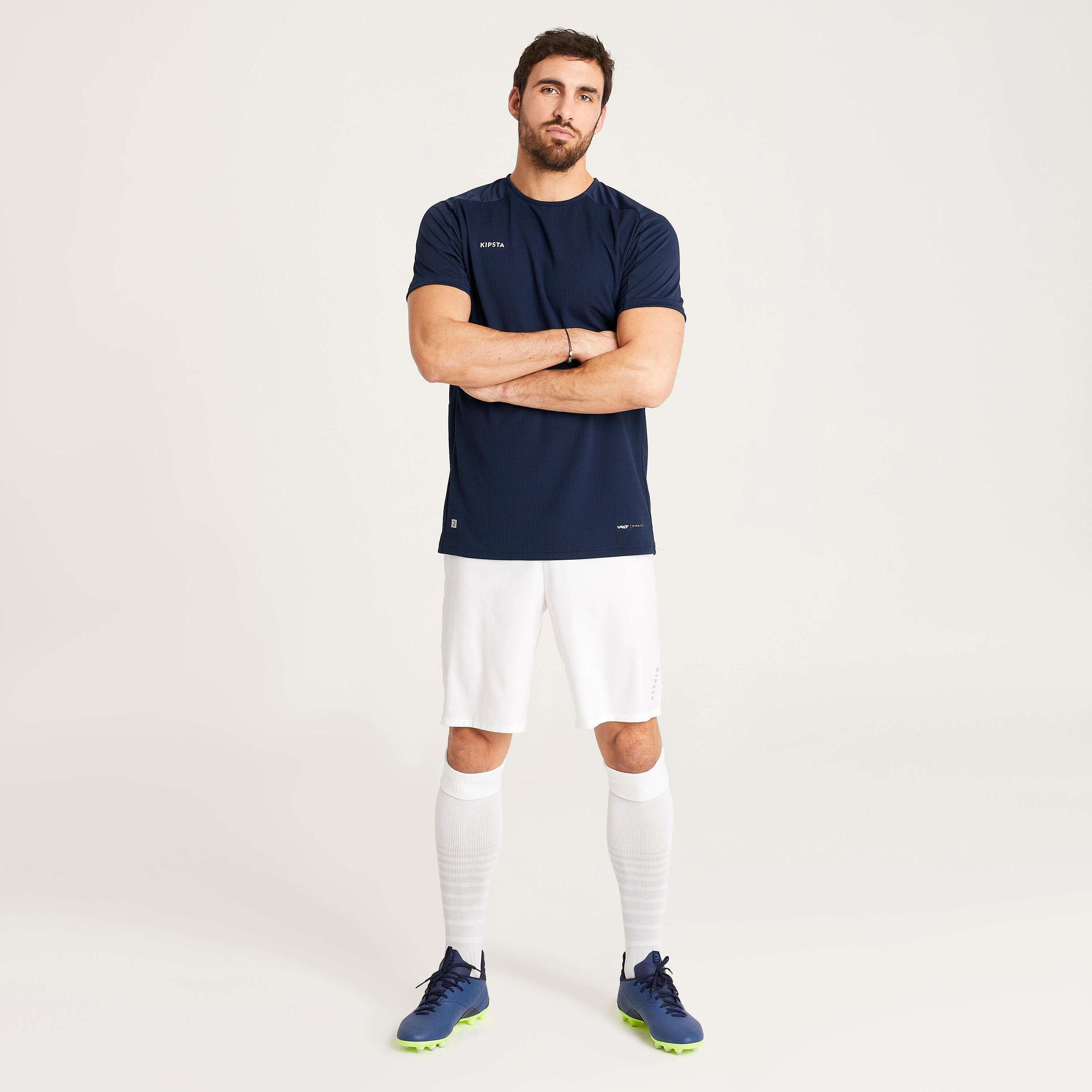 Short-Sleeved Football Shirt Viralto Club - Navy Blue 5/9