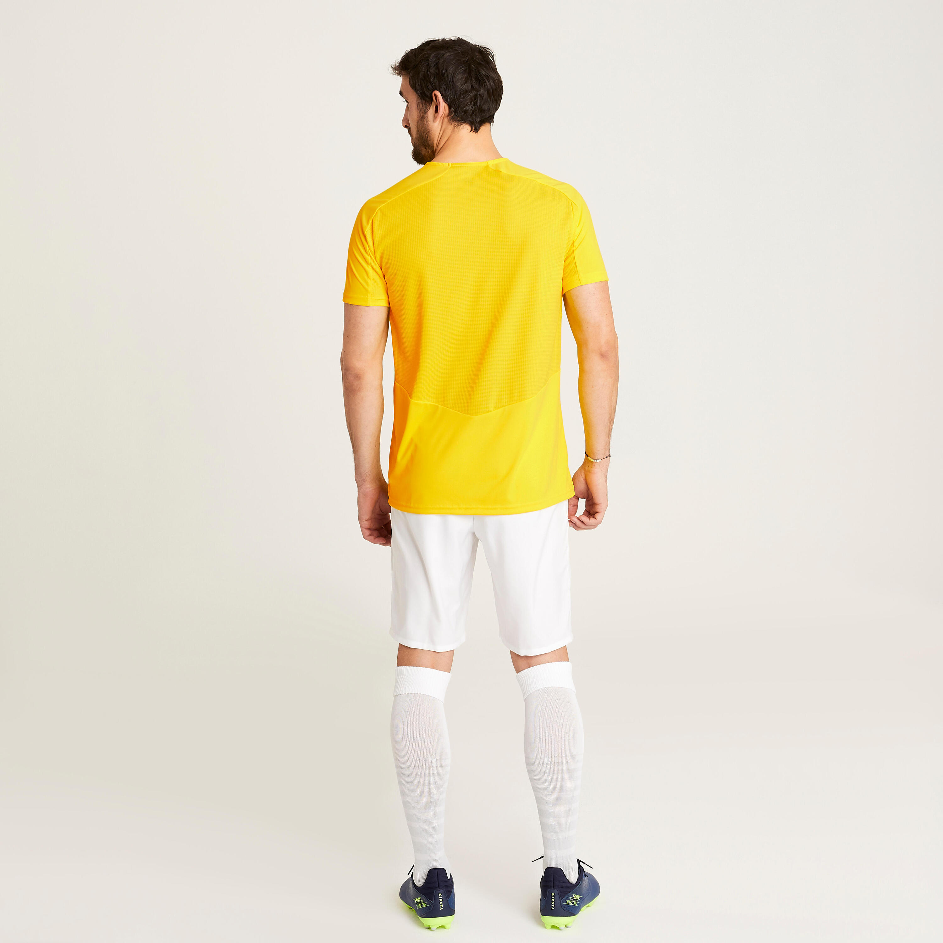 Short-Sleeved Football Shirt Viralto Club - Yellow 3/7