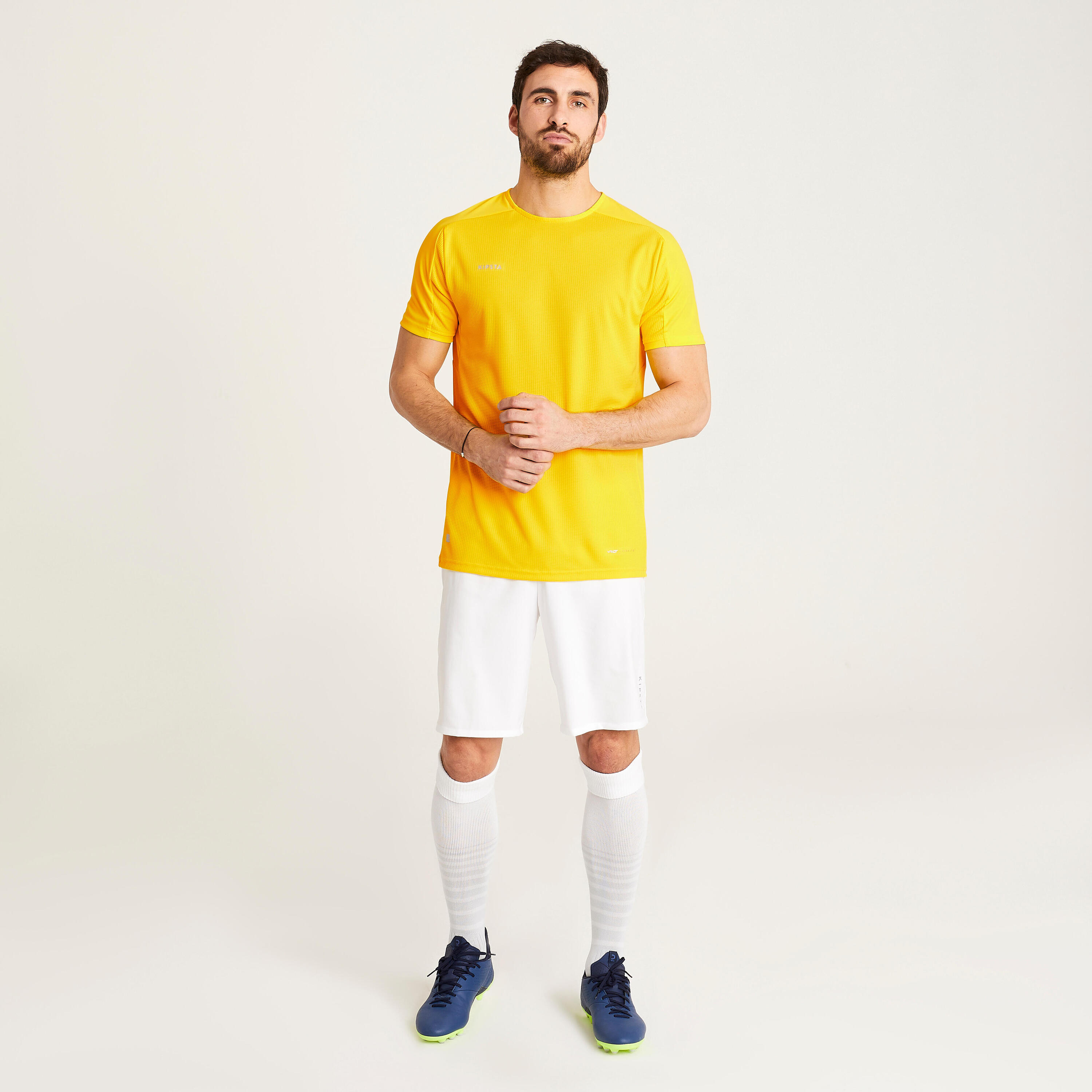 Short-Sleeved Football Shirt Viralto Club - Yellow 2/7