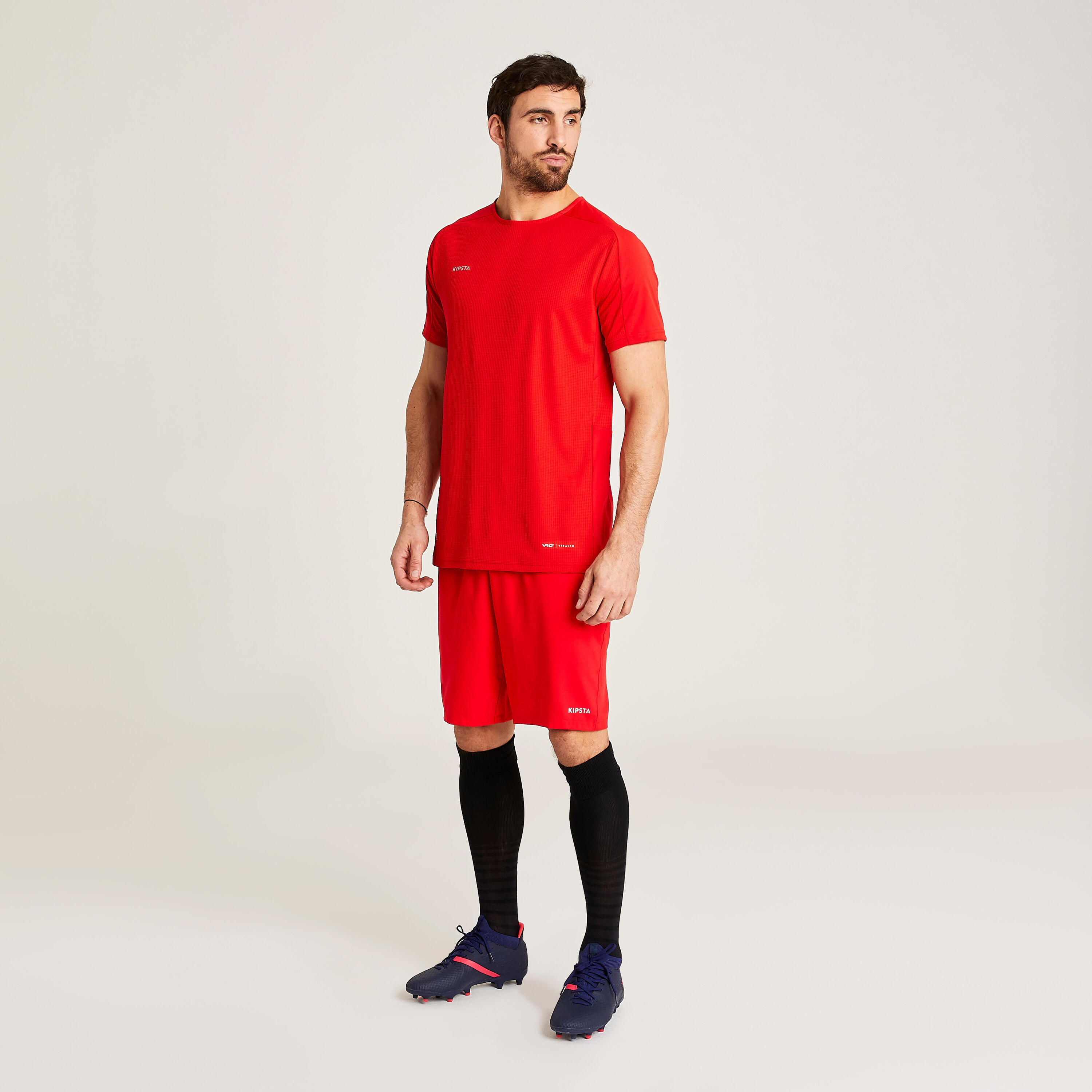 Short-Sleeved Football Shirt Viralto Club - Red 2/9