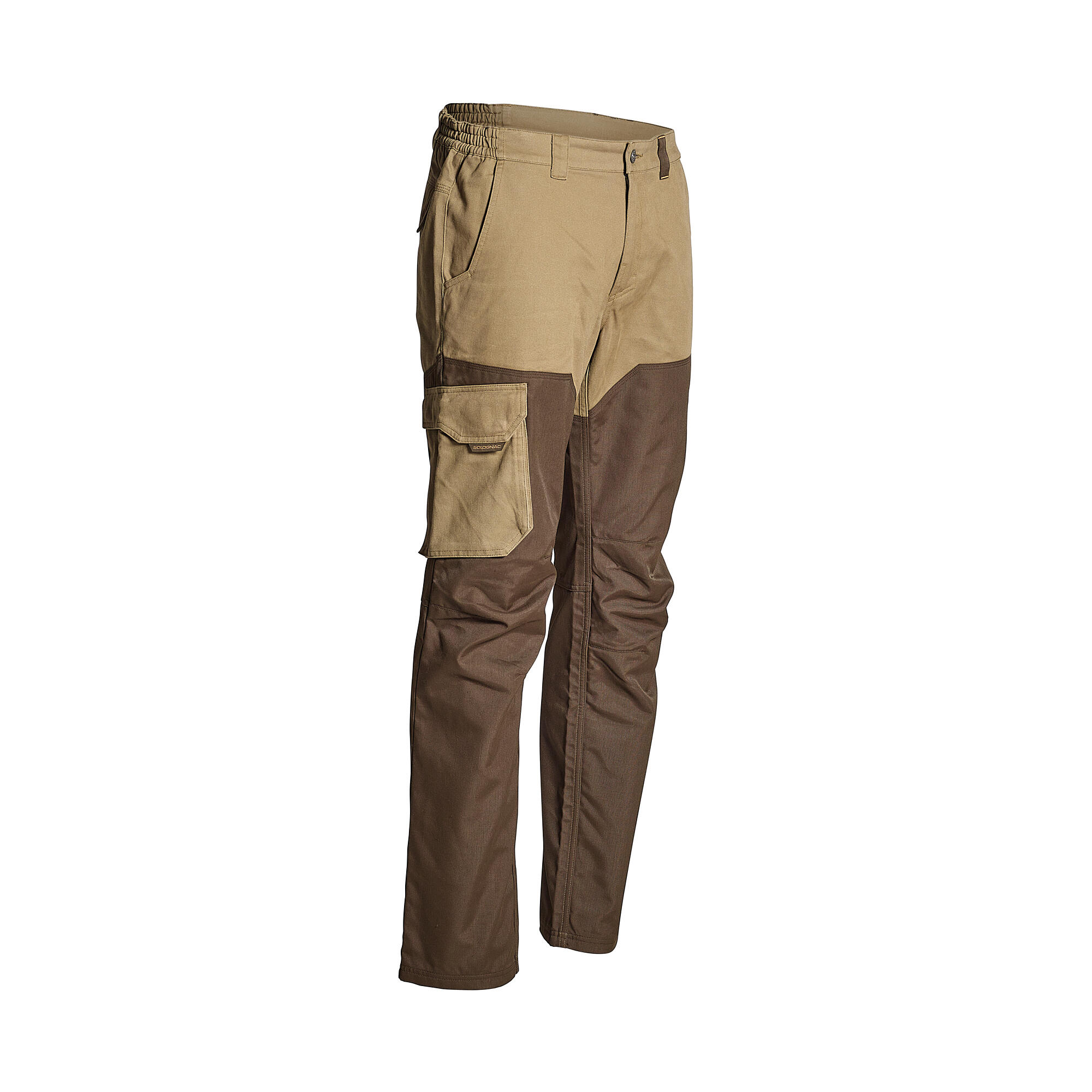 Hunting Trousers - Renfort 520 Brown - SOLOGNAC