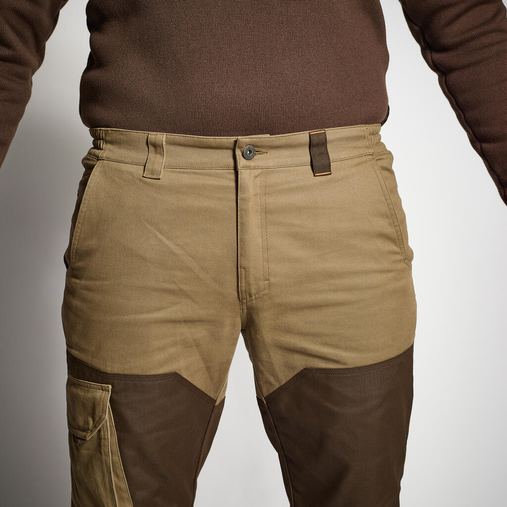 Hunting trousers reinforced two-tone 520 green