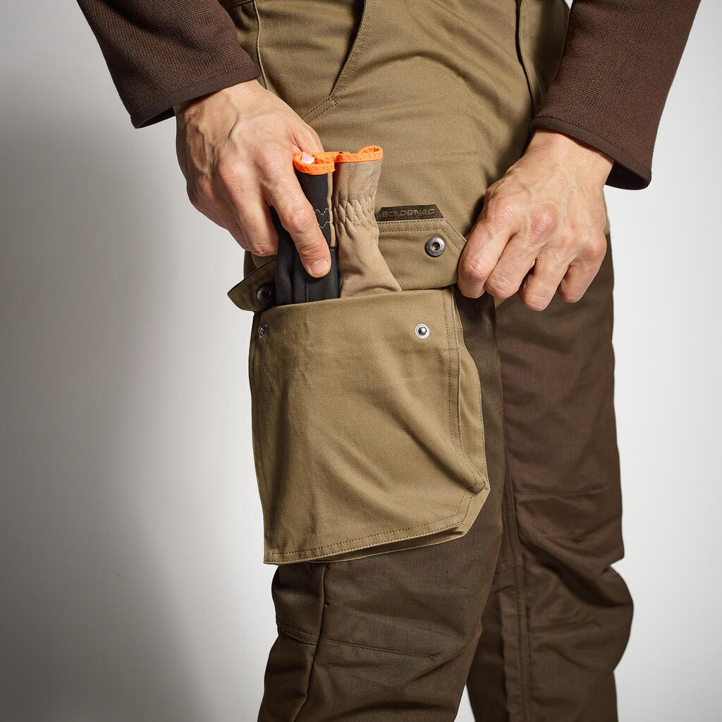 Hunting trousers reinforced two-tone 520 green
