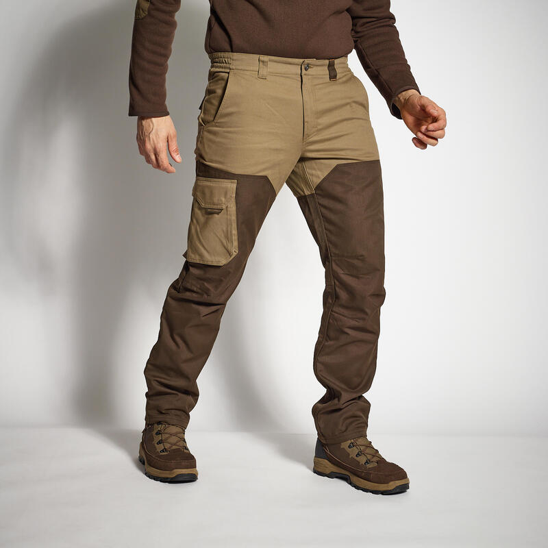 Dvobojno-braon lovačke pantalone RENFORT 520