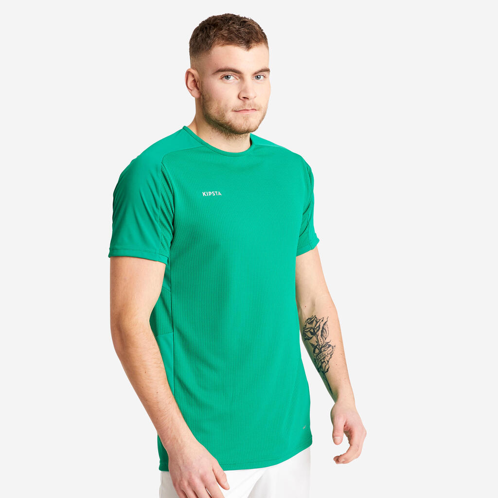 Damen/Herren Fussball Trikot kurzarm - Viralto PXL grün/schwarz 