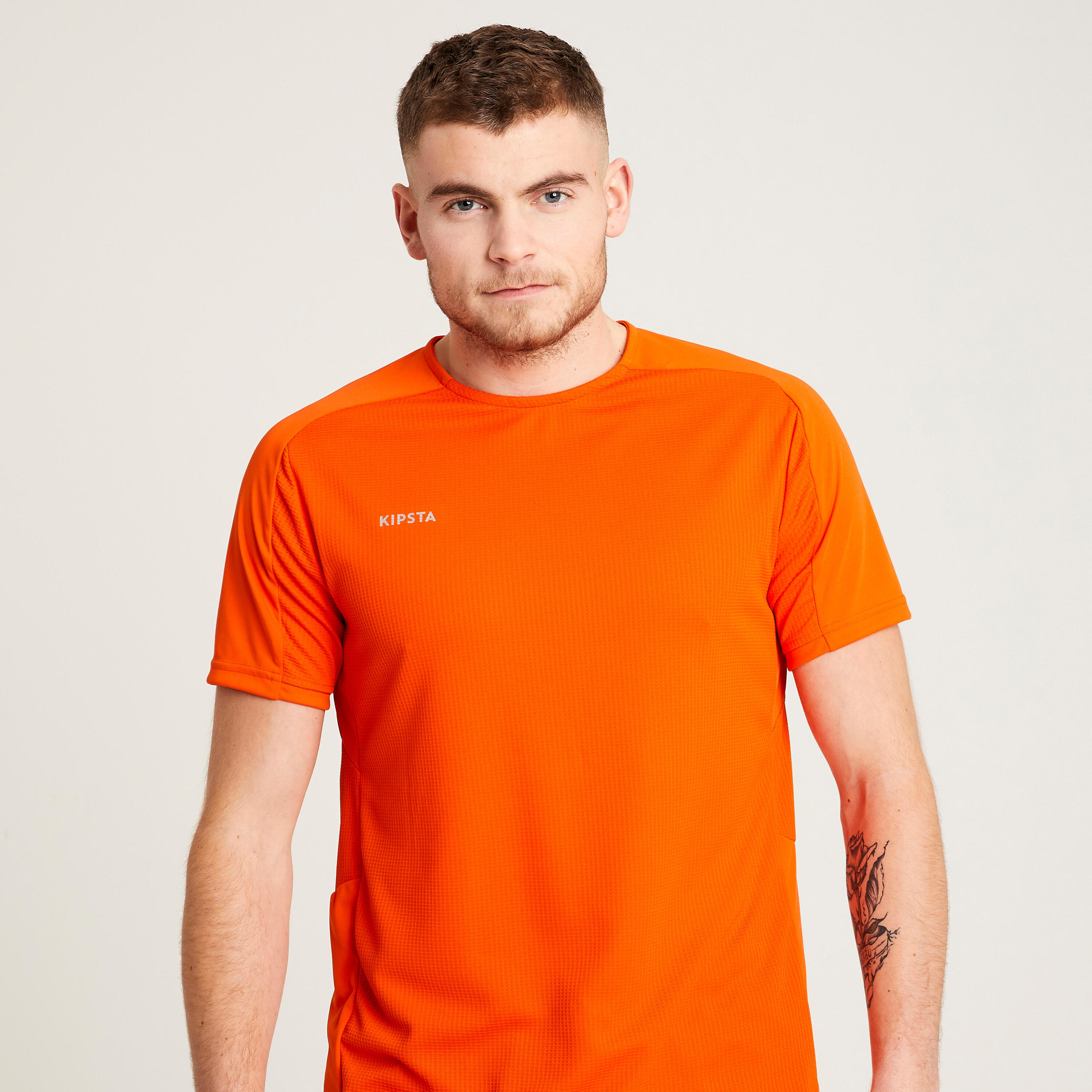 Short-Sleeved Football Shirt Viralto Club - Orange 5/7